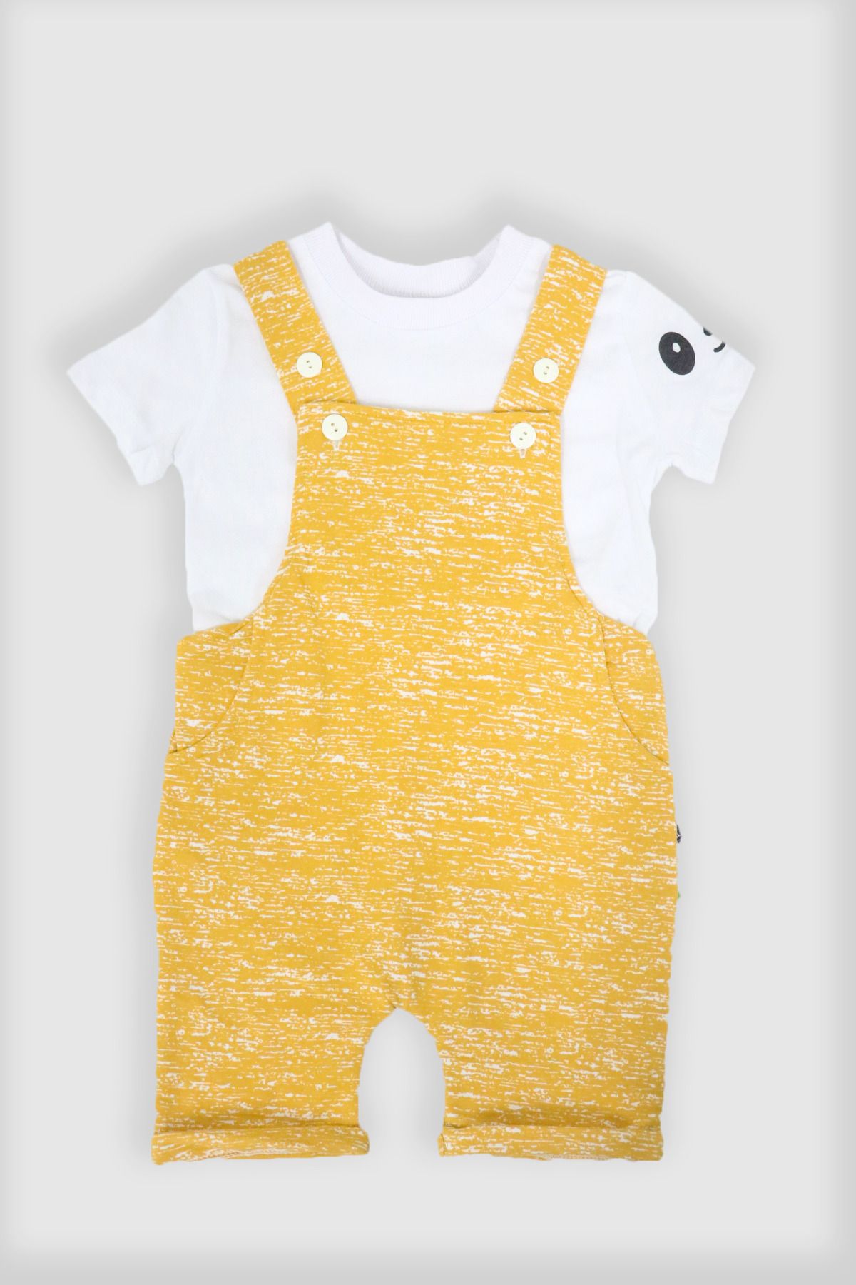 e-çocuk Erkek Bebek Batik Tshirtli Slopet Takım - T0156