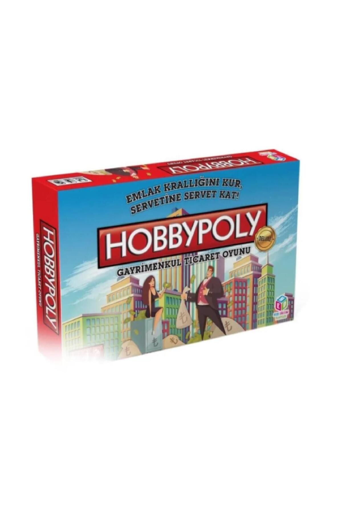 toysclub HOBİ HED-335 HOBBY POLY GAYRİMENKUL TİCARET OYUNU