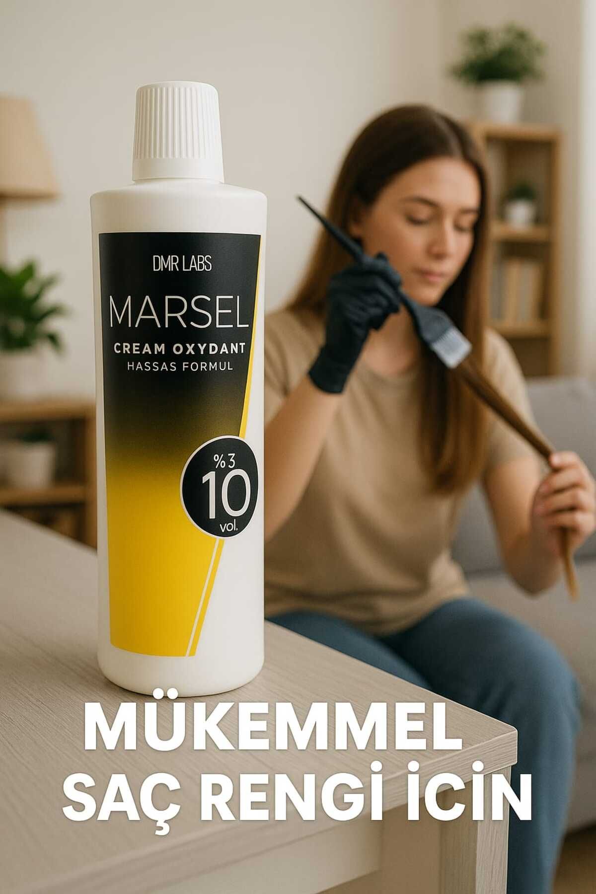 GROVİNG HAİR Marsel 10 Vol %3 Krem Oksidan 1000 ml – Hassas Formül, Saç Renginde Mükemmel Sonuç