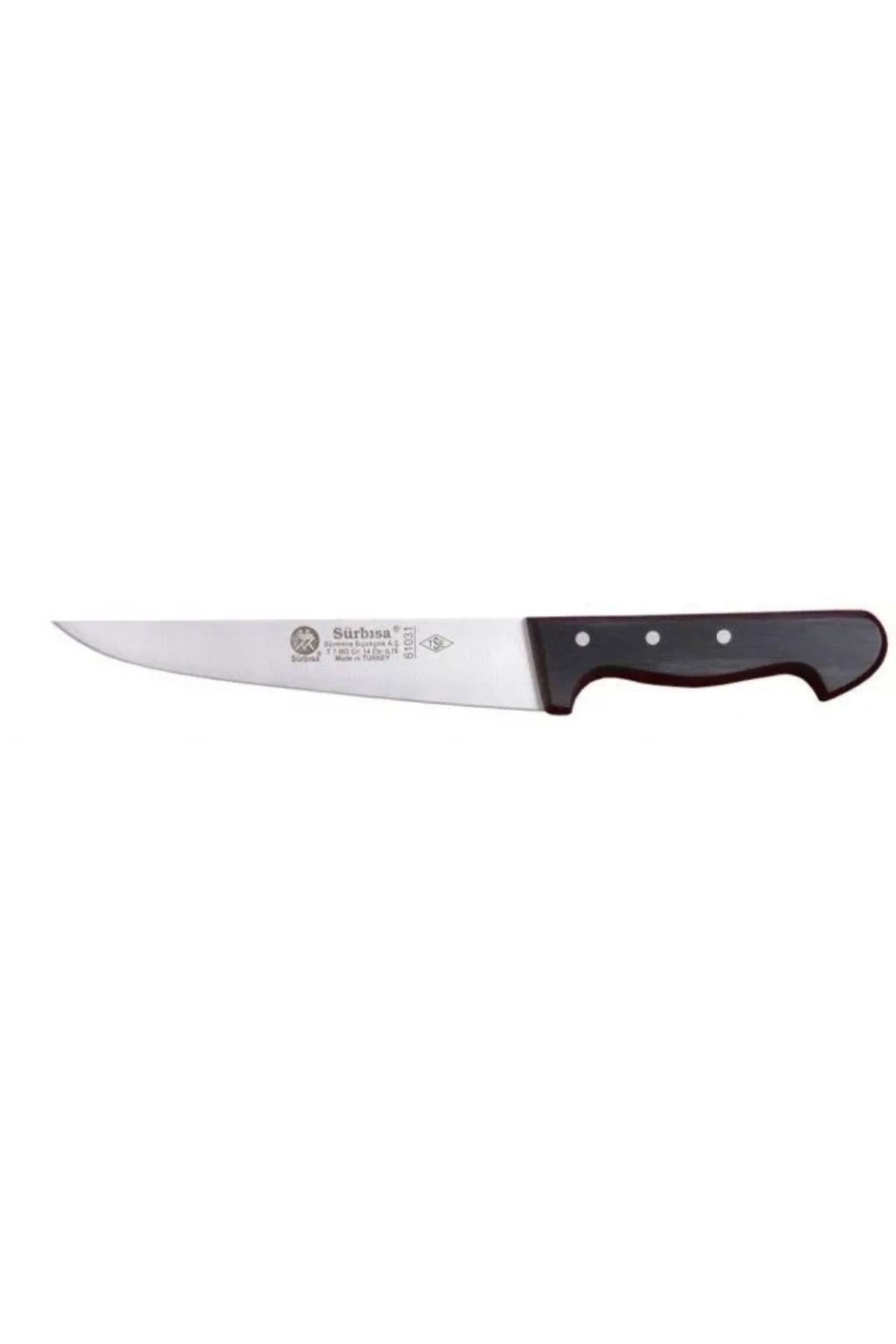 ShopNova 61031 - Sürmene Kasap Kemik Sıyırma Bıçağı 18,5 Cm