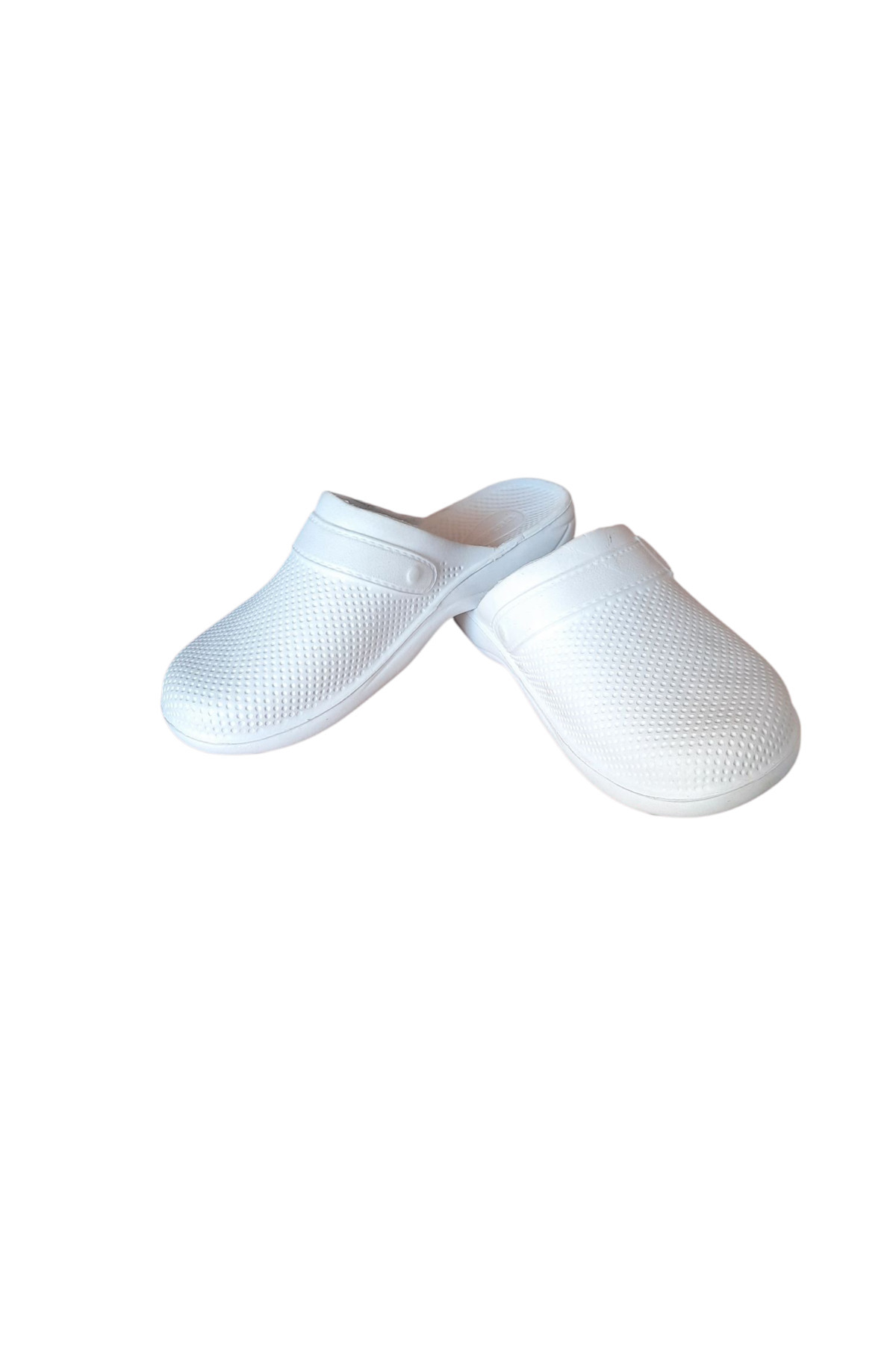 CANER-Non-Slip White Bathroom Slippers 1