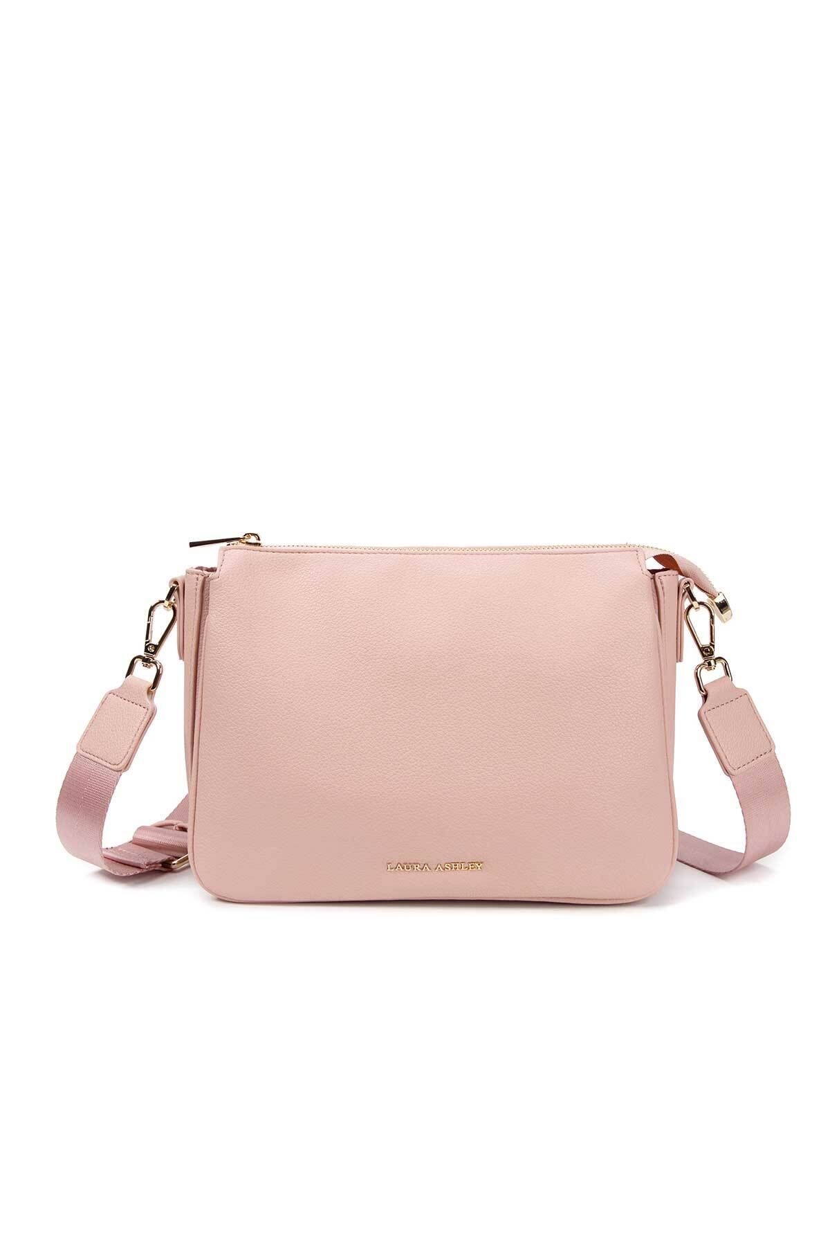 Laura Ashley Kadın Omuz Çantası - Pudra Pembe