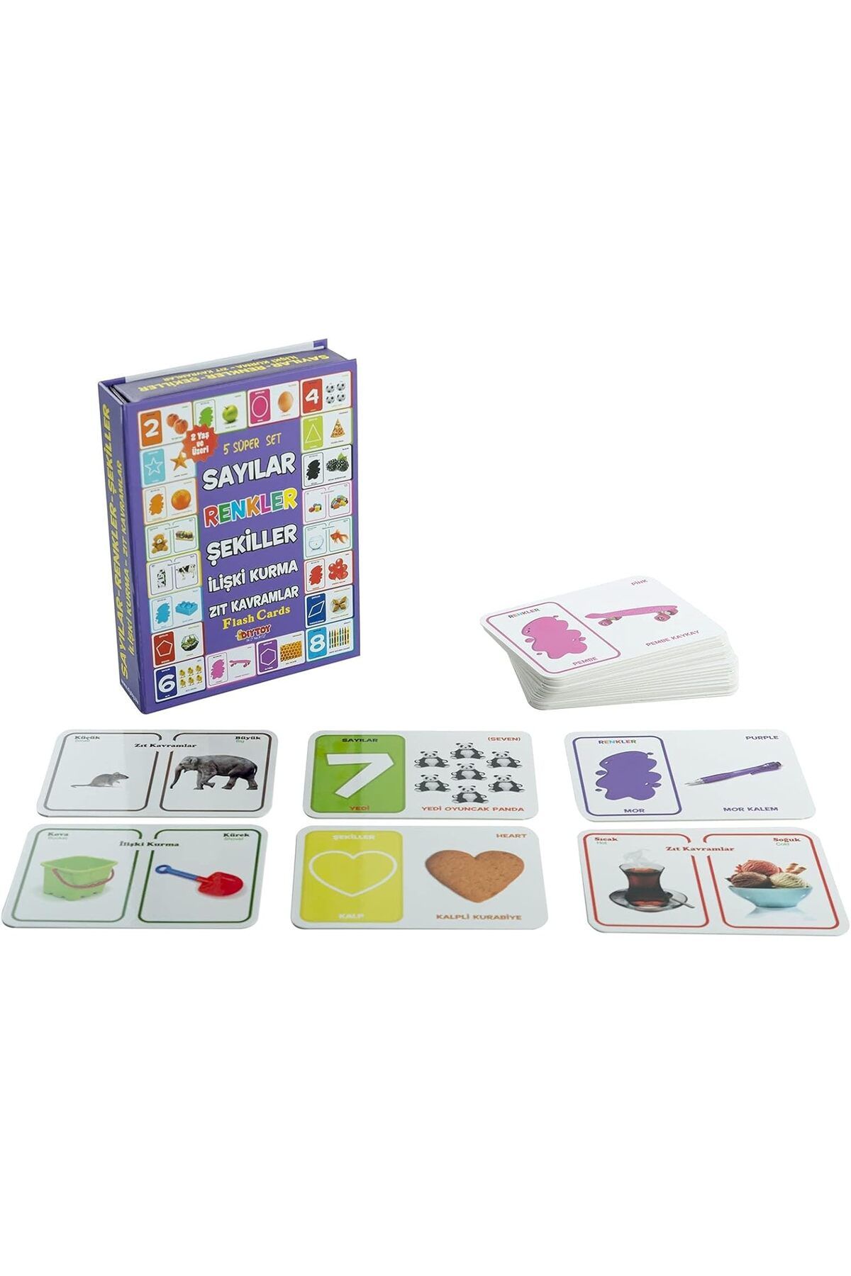 Greatmark 5 Süper Set Sayılar Renkler Şekiller Eğitici Kutu Oyunu