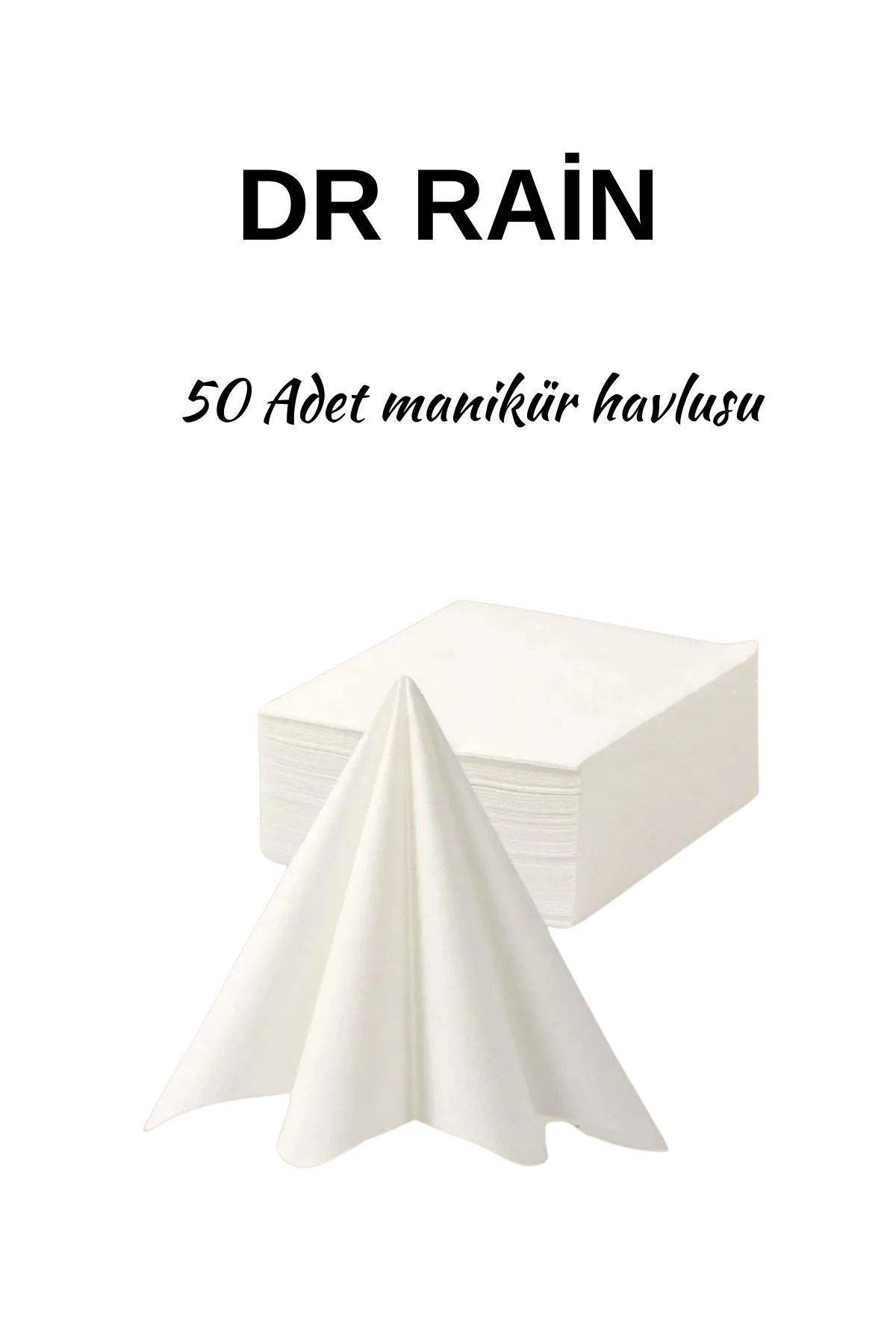 DR.RAİN 40X25 Manikür Havlusu 100 Adet-Yüksek Emiş Özellikli,Soft Dokulu - Dayanıklı Manikür havlusu