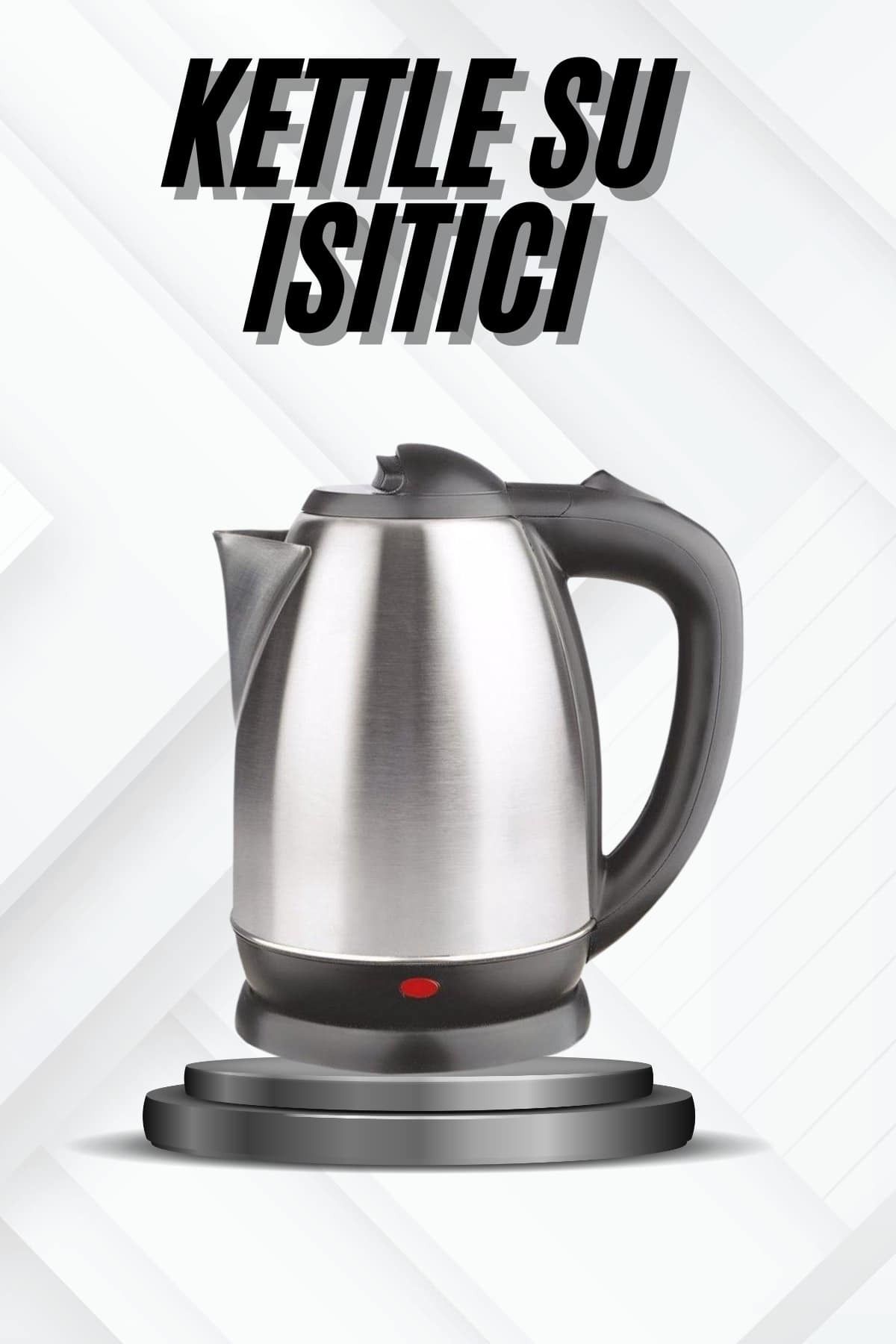 ASTRALTECH Kettle Su Isıtıcı C F Priz Uyumlu 220 - 240 V Paslanmaz Çelik Kablolu