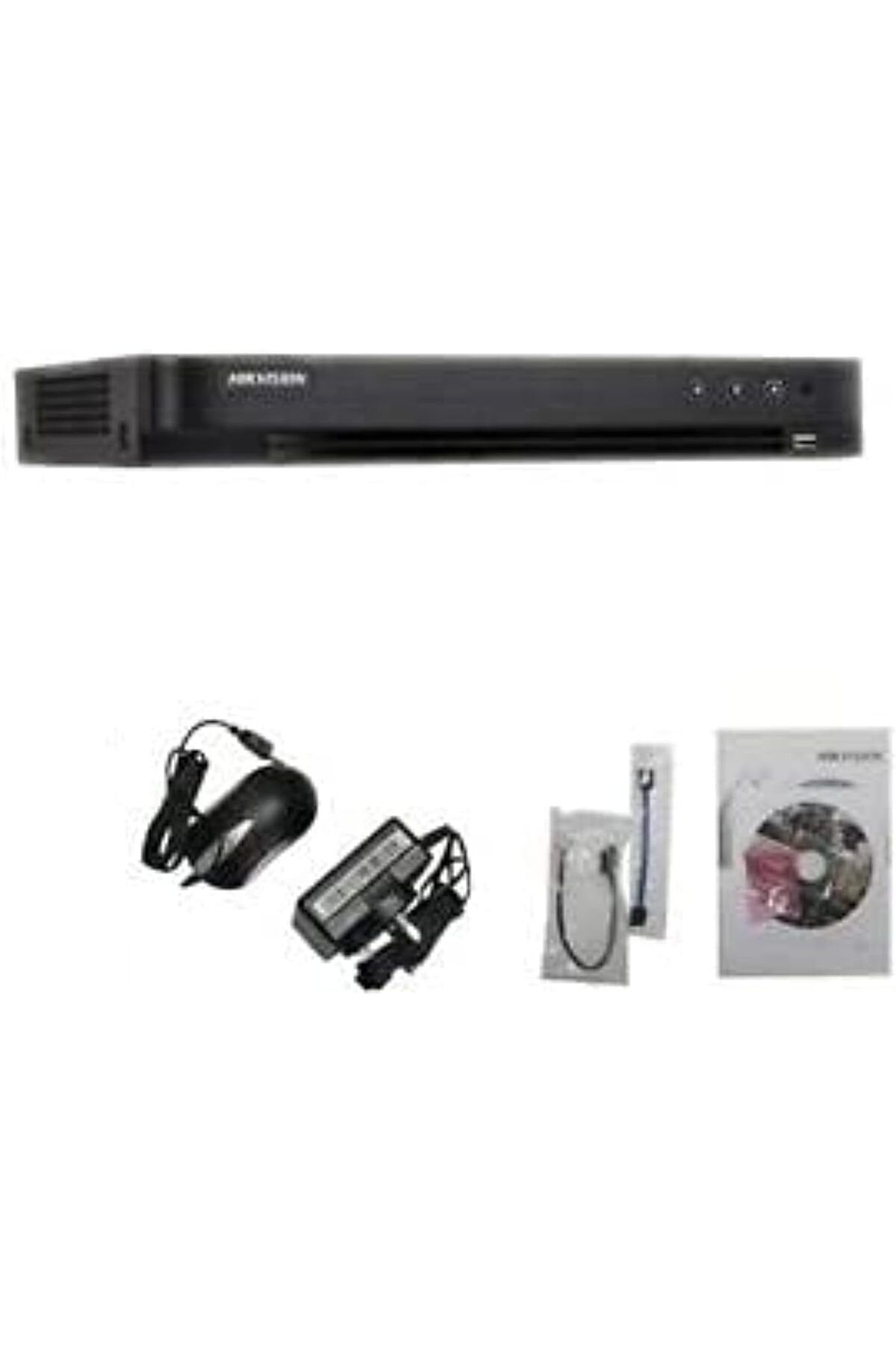 Hikvision-8 External Cameras 5MP HD from Hikvision with 8 Channels - 1TB Digital Video Recording - Adapters & 9