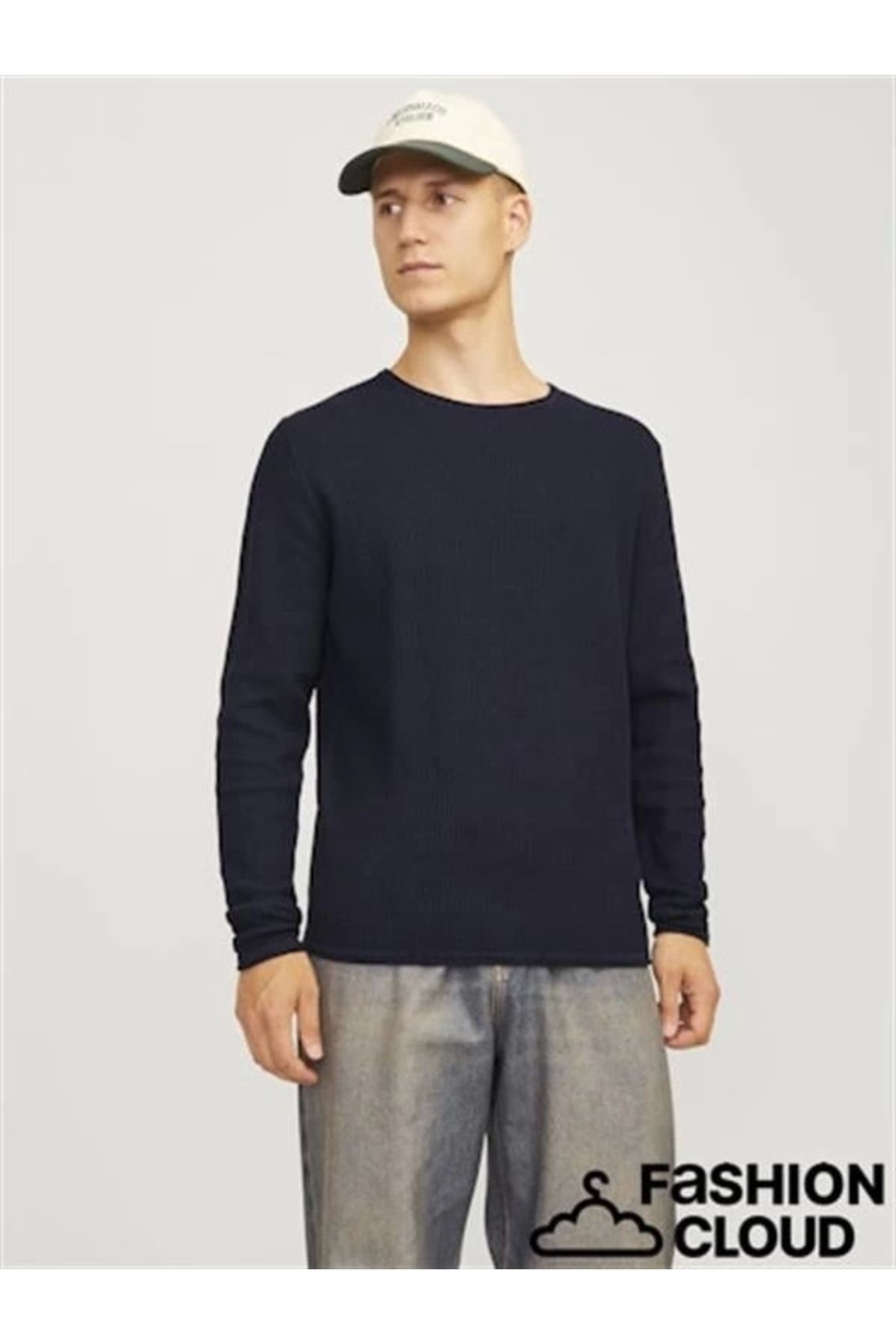 Lale Moda Zincir Öerme Erkek Basic Sweat