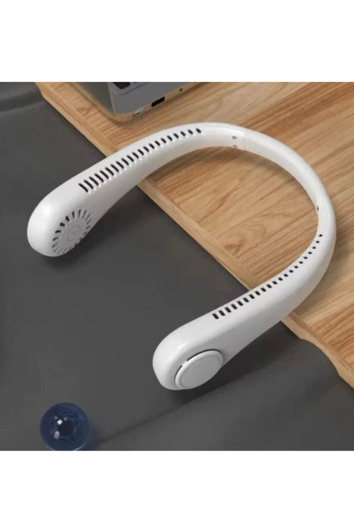 Vothoon Askılı Boyun Tipi Fan 3 Kademeli Ayar USB Type-C Şarjlı Sessiz & Eller Serbest Soğutma Çift Motorlu