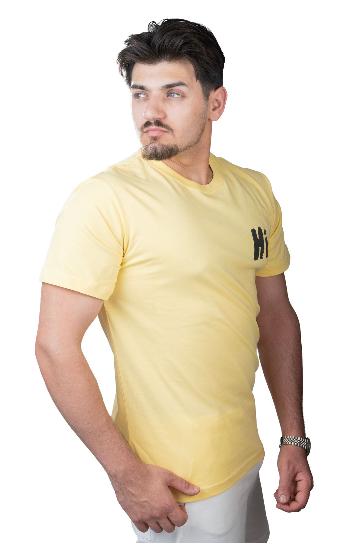 Della %100 Pamuk Yumuşak Dokulu Baskılı Erkek T-Shirt