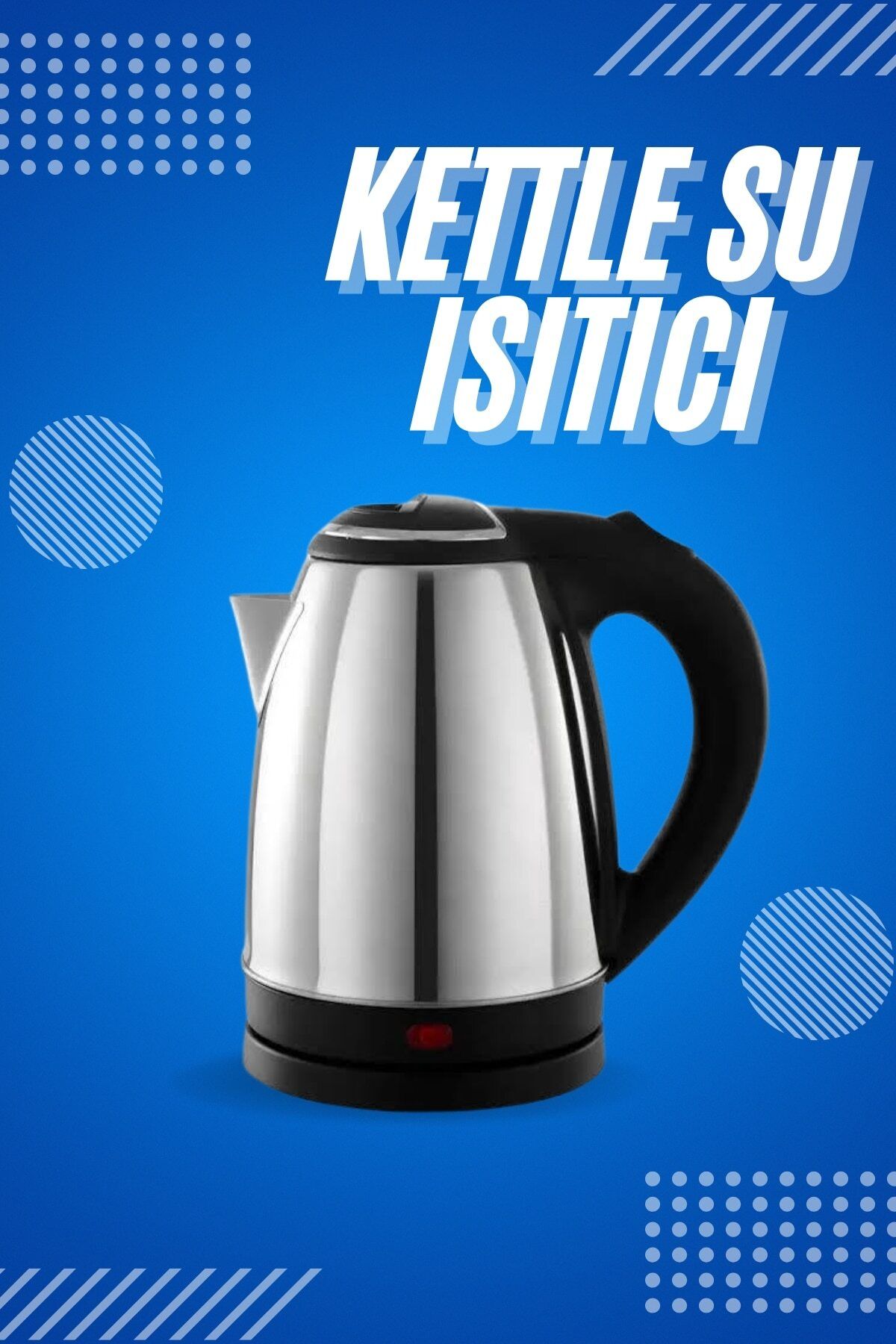 ASTRALTECH Elektrikli Paslanmaz Çelik Su Isıtcı Çelik Kettle 1.8 Lt. Uzun Ömürlü