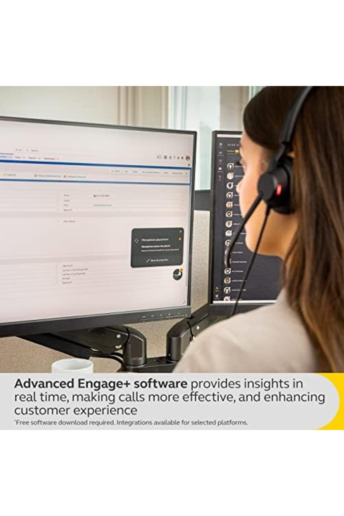 Jabra-Engage 40 Wired Monaural Headset with Built-In Call Control, Noise Cancellation, Ultra-Lightwe 6