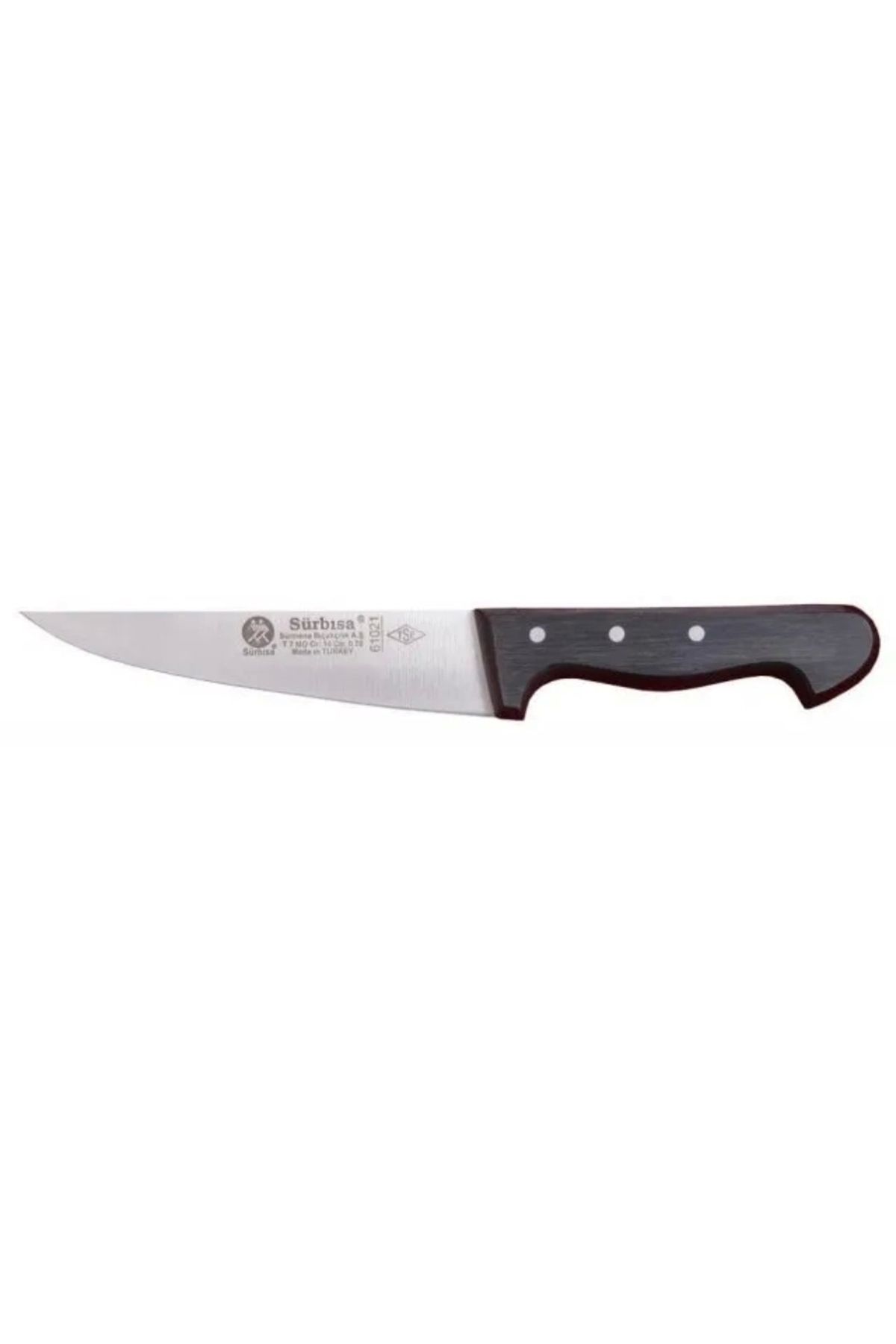 ShopNova 61021 - Sürmene Kasap Kemik Sıyırma Bıçağı 16 Cm