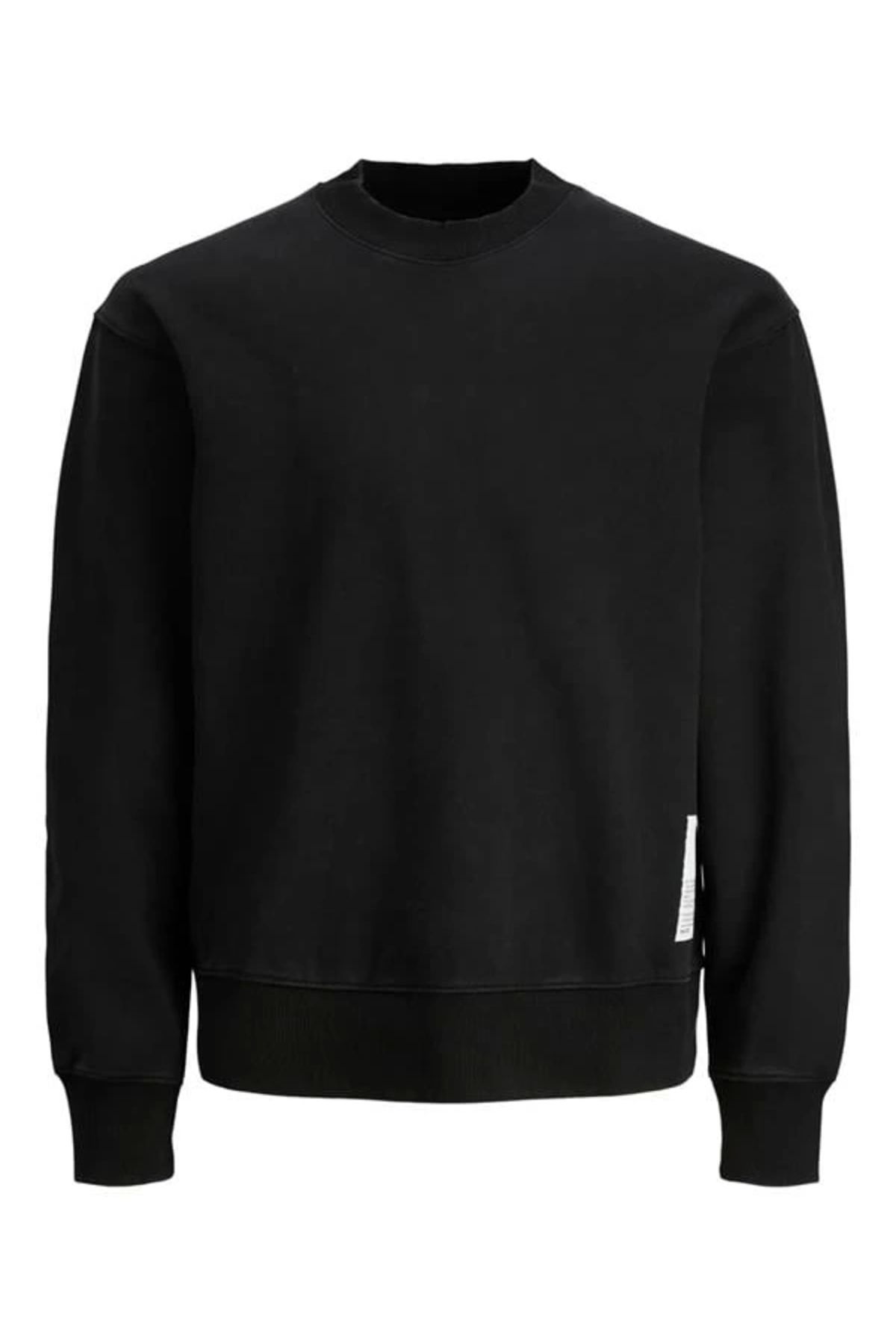 Lale Moda Yarım Balıkçı Yaka Oversize Yarasa Kesim Sweatshirt