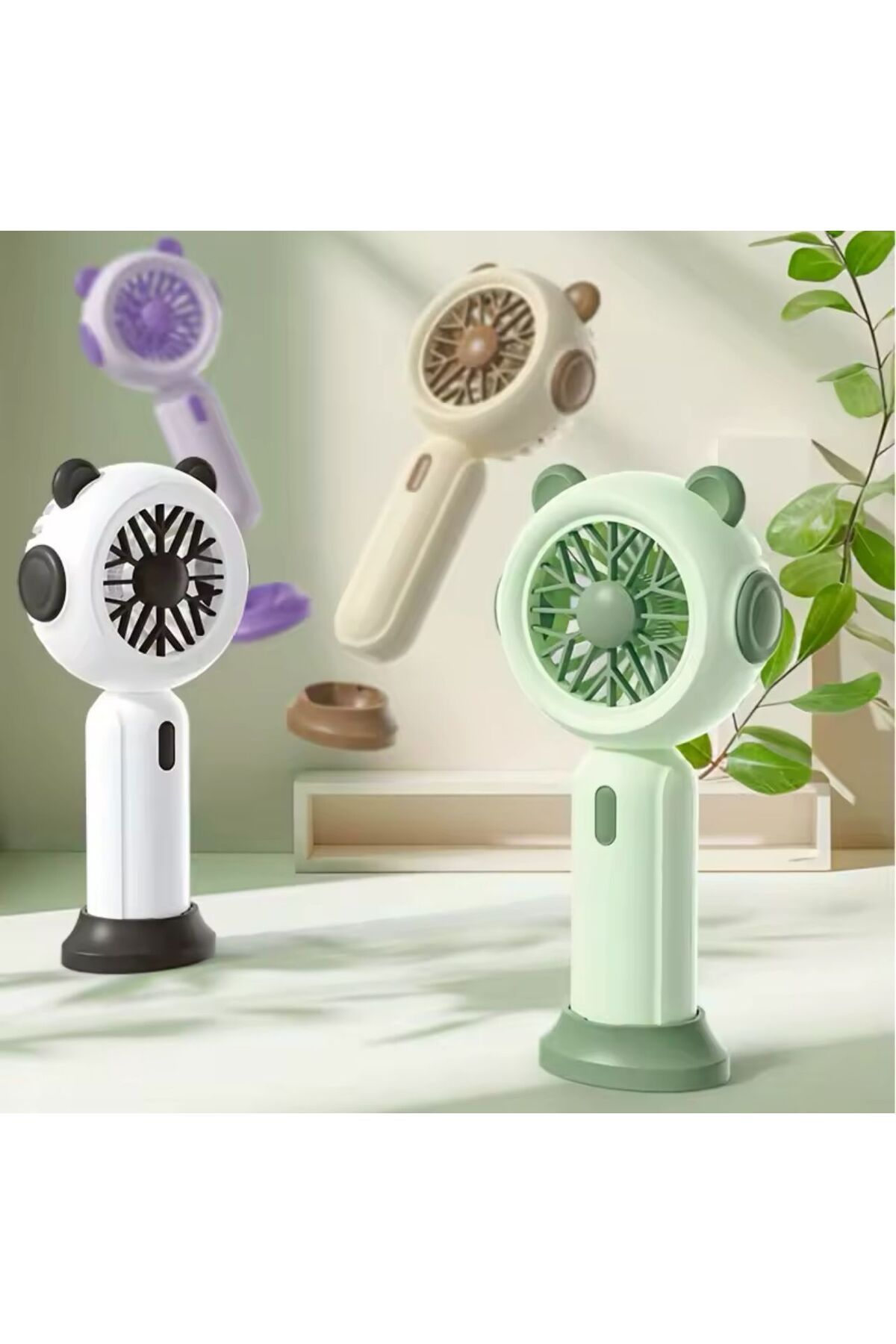 nesever store Mini El Fanı Şarjlı Fan