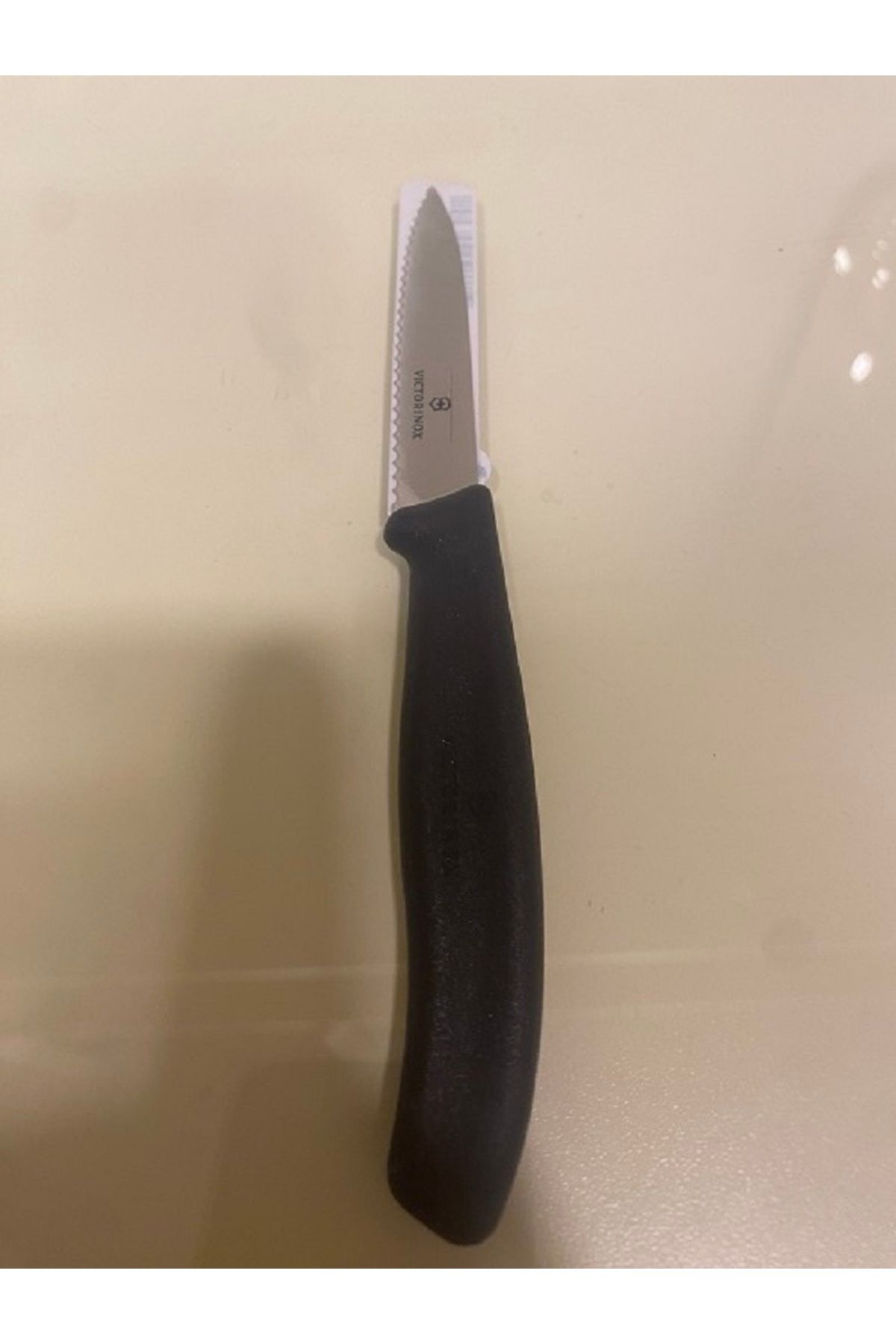 PLUS HOME BIÇAK KÜÇÜKBOY SİYAH SİVRİ UÇLU TIRTIKLI KOD 67633