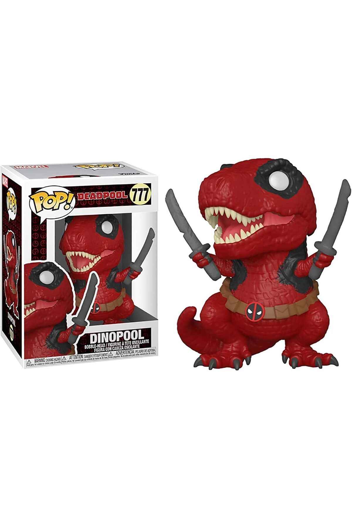 Funko POP! Marvel: Deadpool 30. Yıl, Dinopool Vinil Koleksiyon Figürü, Orijinal Lisanslı Ürün