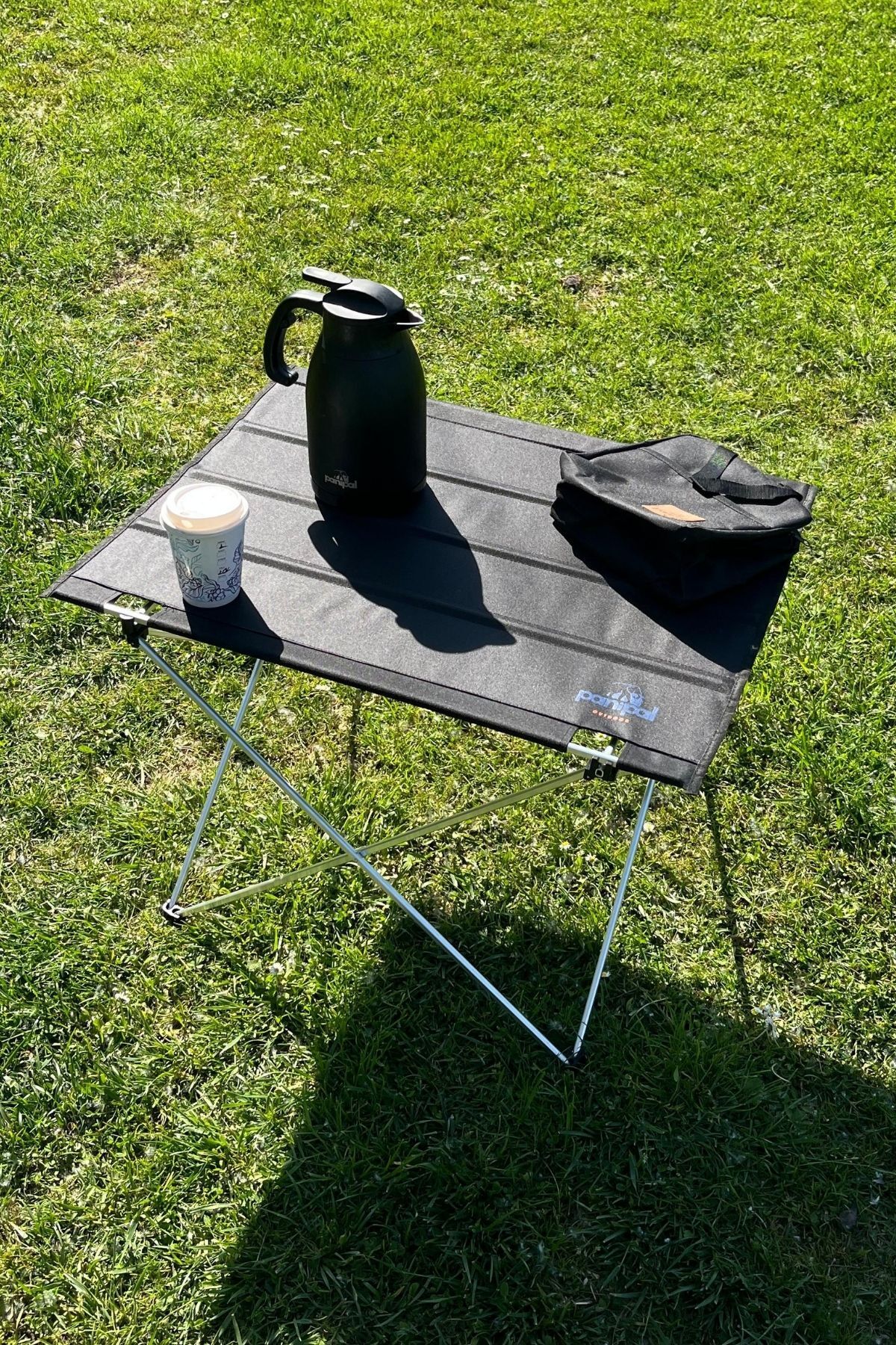 Panipal Outdoor Katlanabilir Kamp ve Piknik Masası, Omuz Askılı Taşıma Çantasıyla BKM