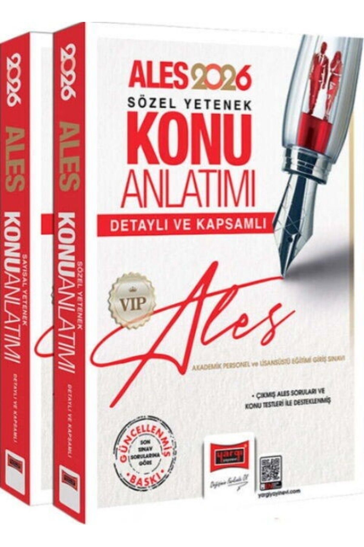 Ankara Kitap Merkezi 2026 ALES VIP Sayısal Sözel Yetenek Detaylı ve Kapsamlı Konu Anlatımı 2 Cilt Yargı Yayınları