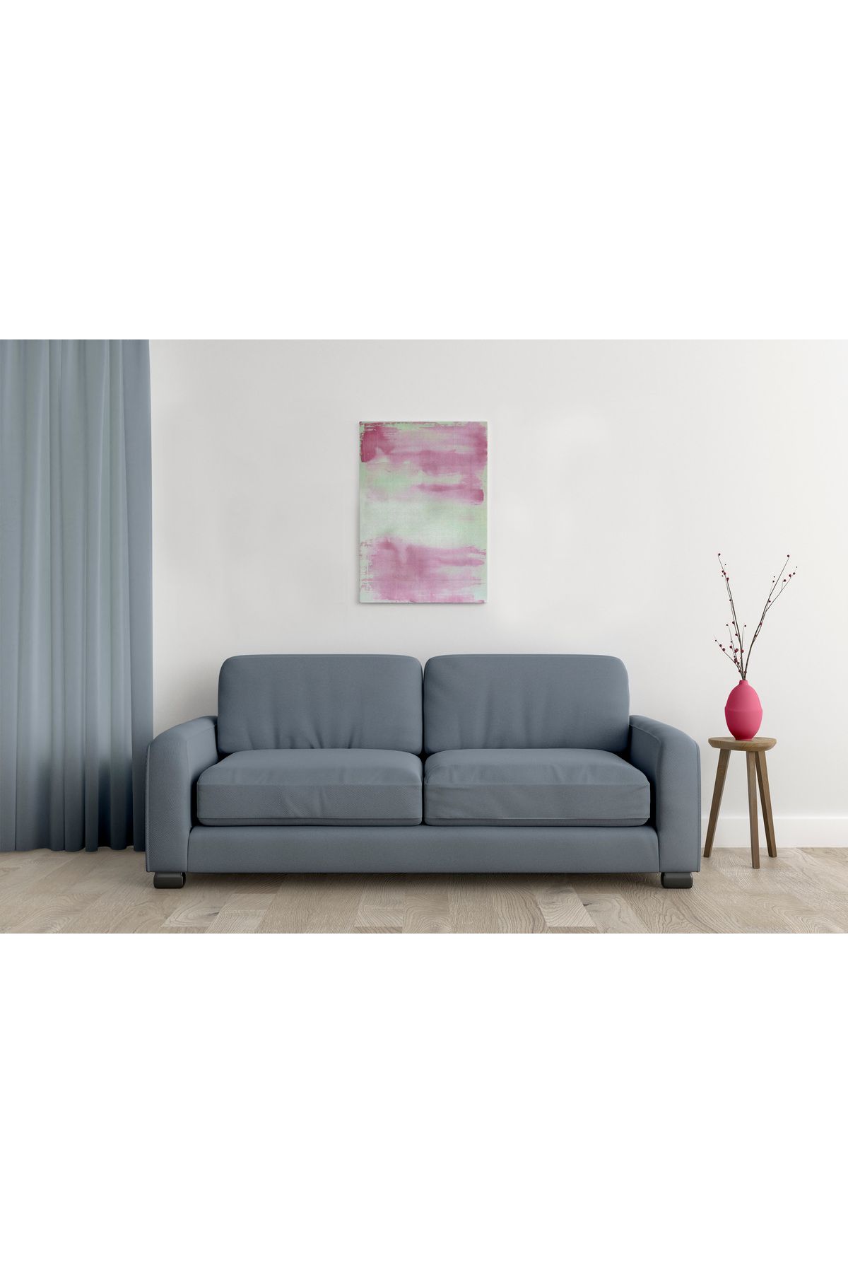 waspandhornet Pastel Tonlarda Modern MDF Tablo