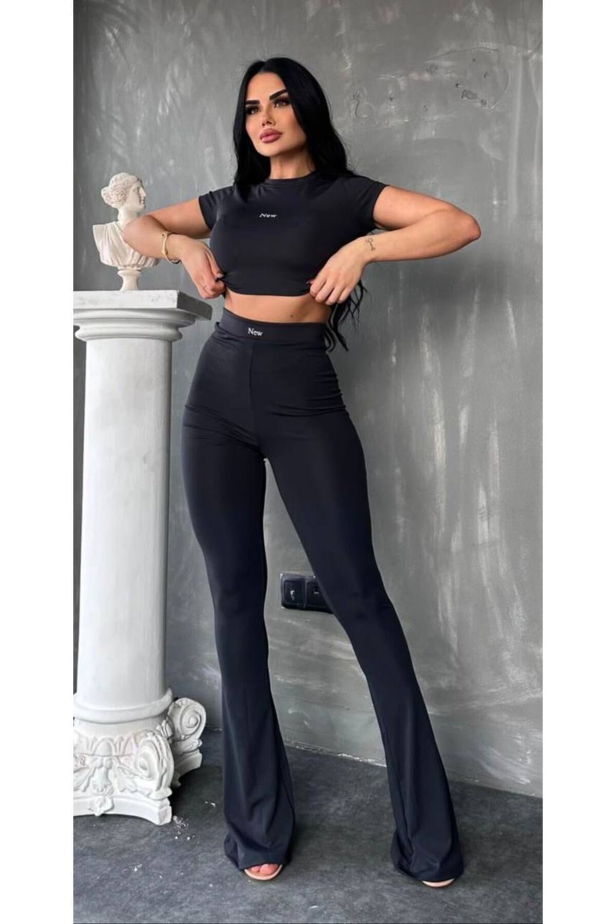 Butik Lavvbutık Yeni Sezon Croplu Takım