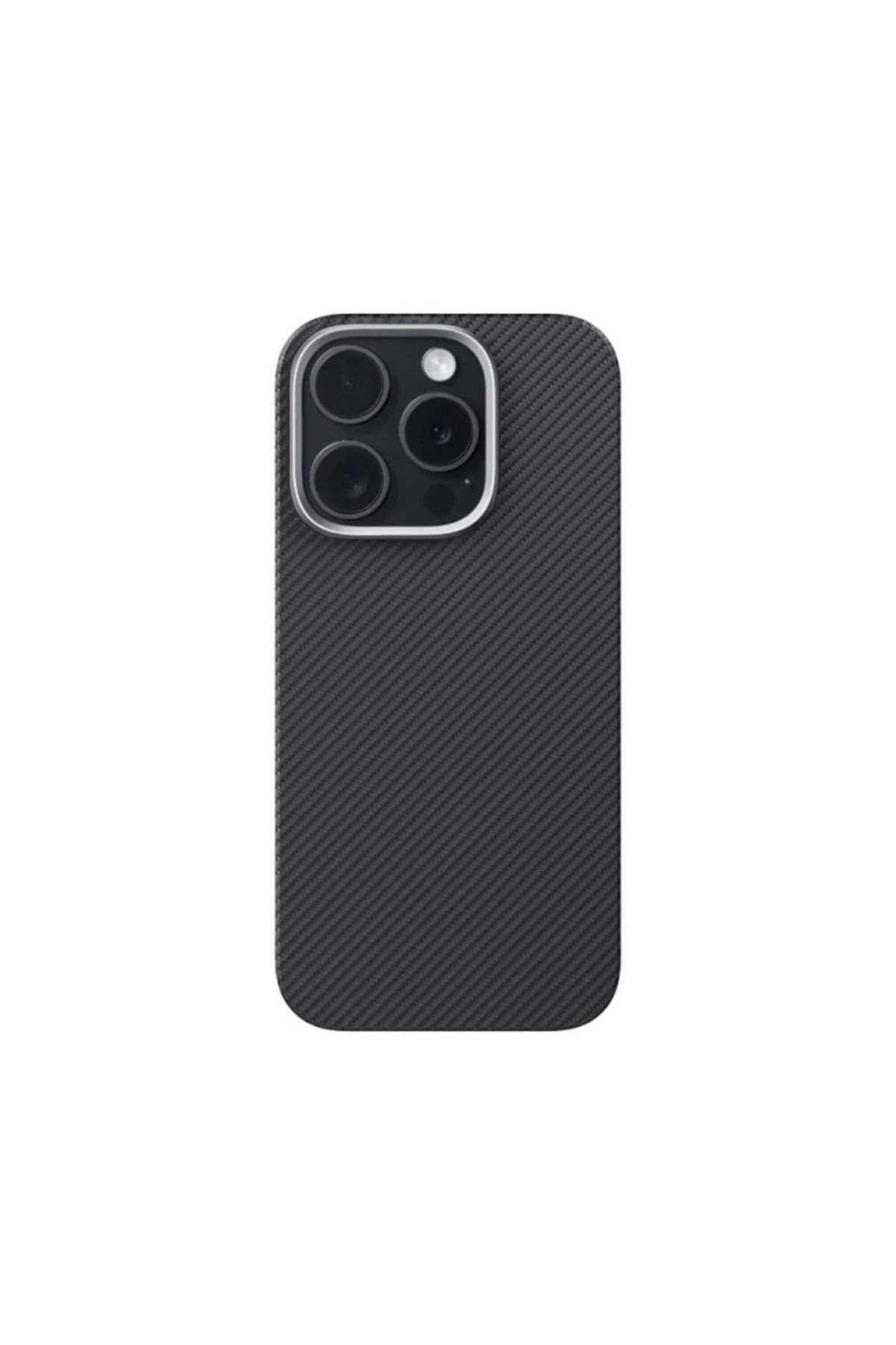 damperglass Military Knitted Karbon 1000D Kevlar Kılıf - iPhone 16 Pro