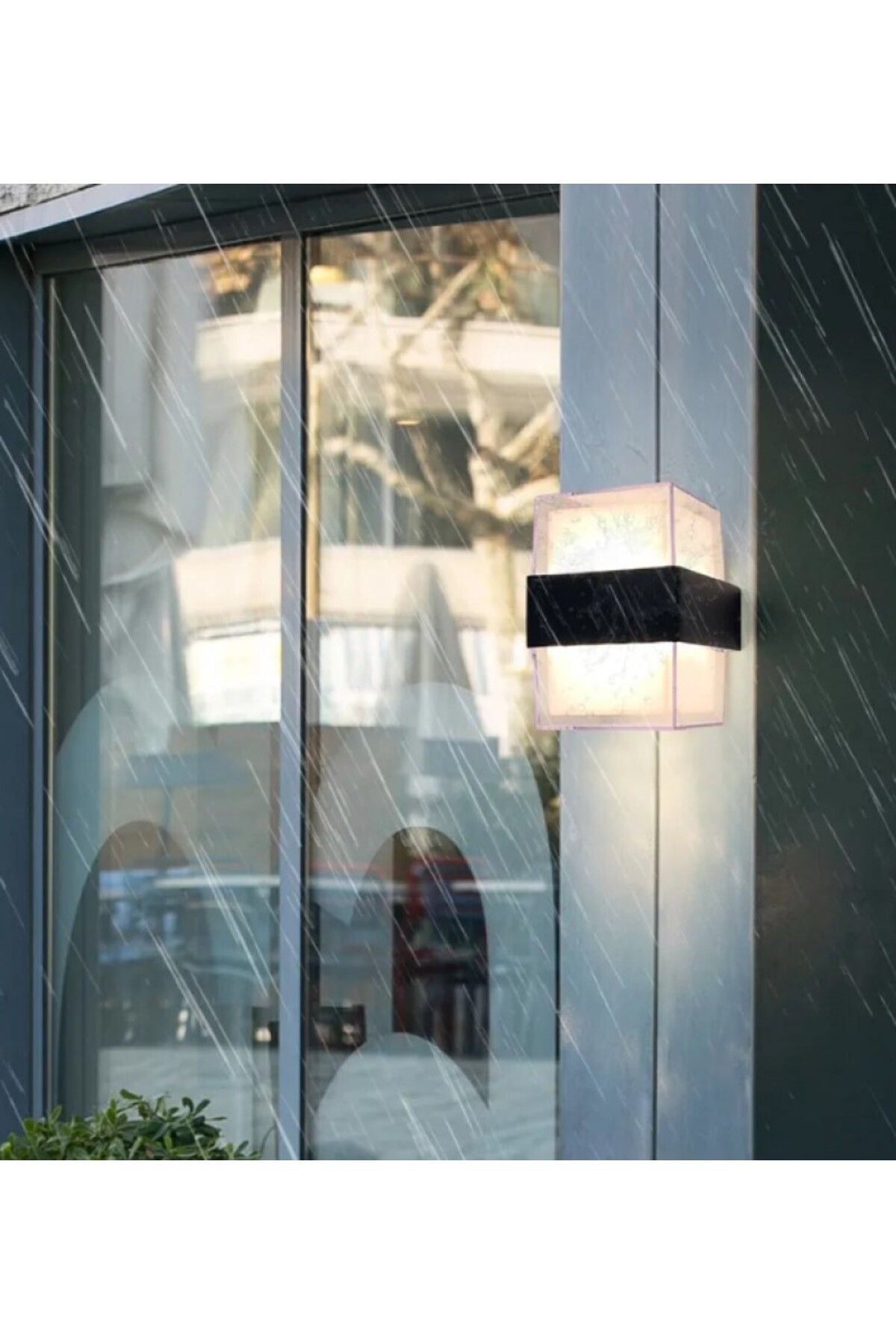 RRULTECH Duvar lambası Modern Led Işık 12W 3200K Gün Işığı Su Geçirmez Aplik iç&dış Mekan Aydınlatma