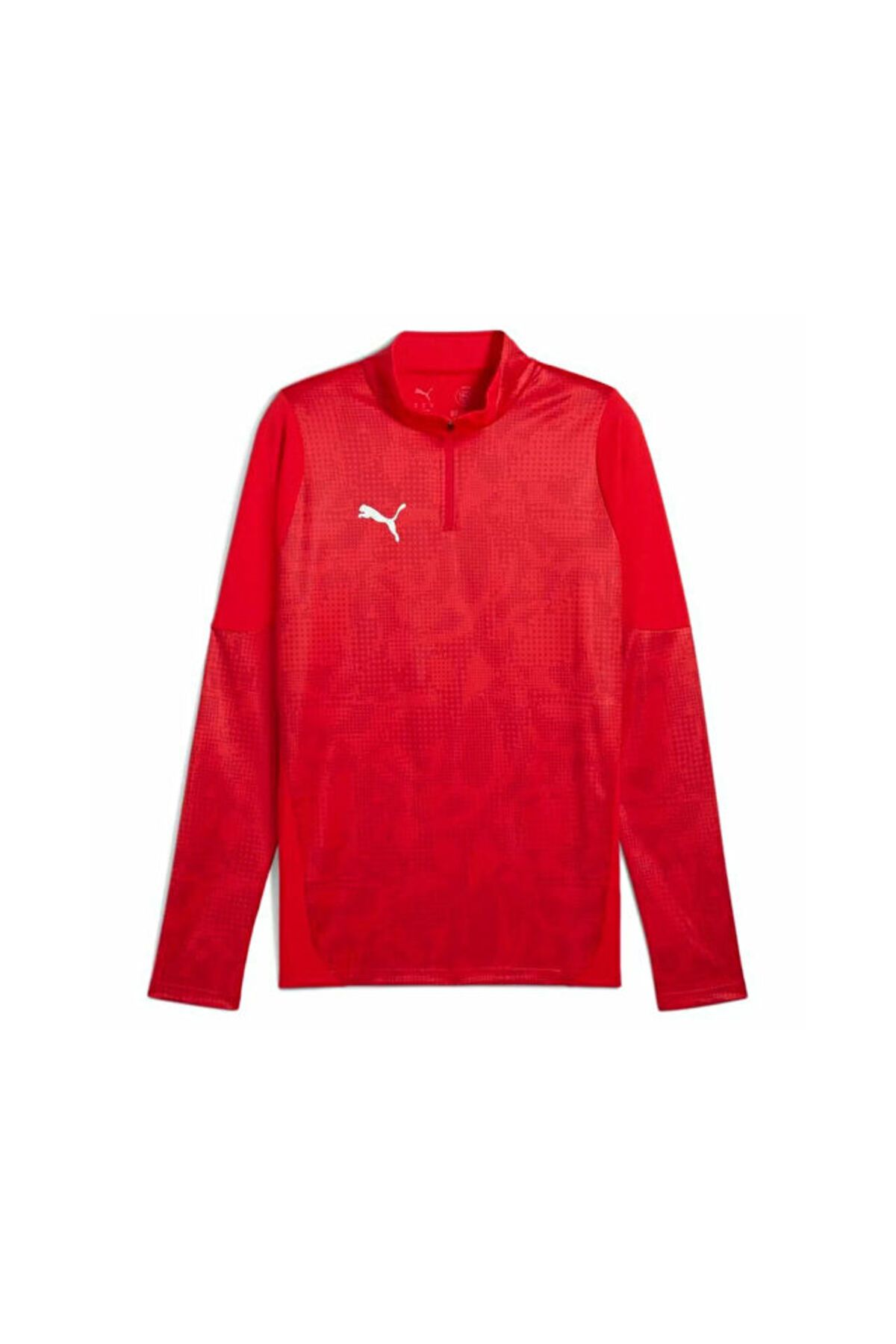 Puma Teamcup Training 1/4 Zip Top Erkek Futbol Uzun Kollu Antrenman Üstü 65916401 Beyaz