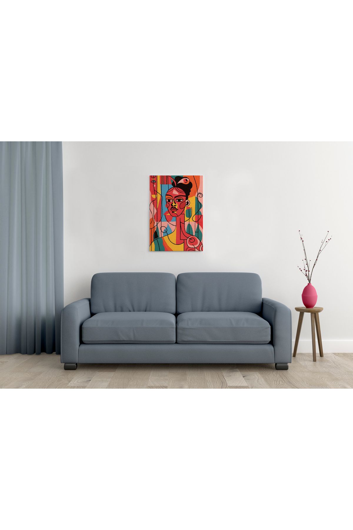 waspandhornet Soyut Tasarımlı MDF Tablo