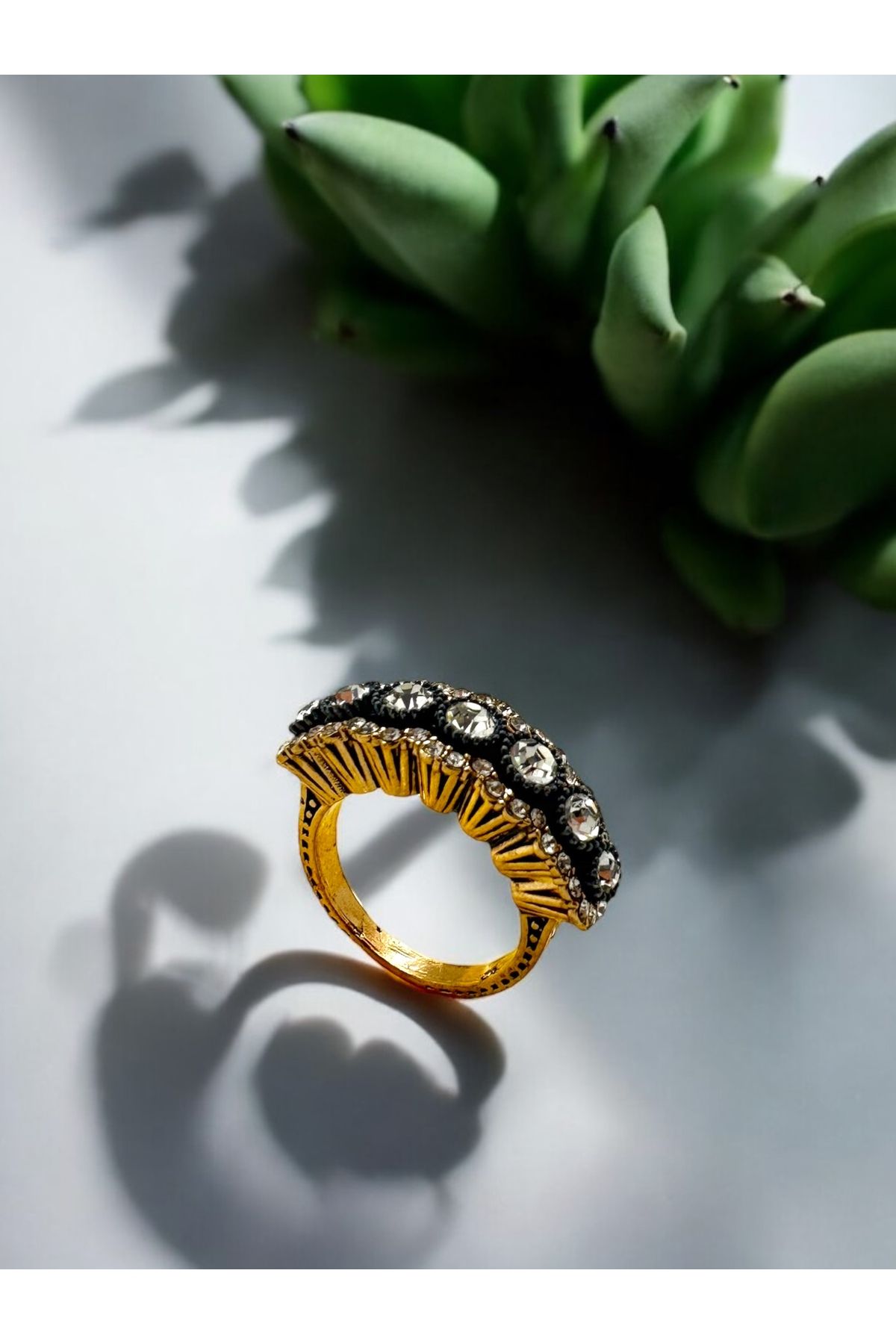 FUYA JEWELLERY Elmas Montür Yüzük