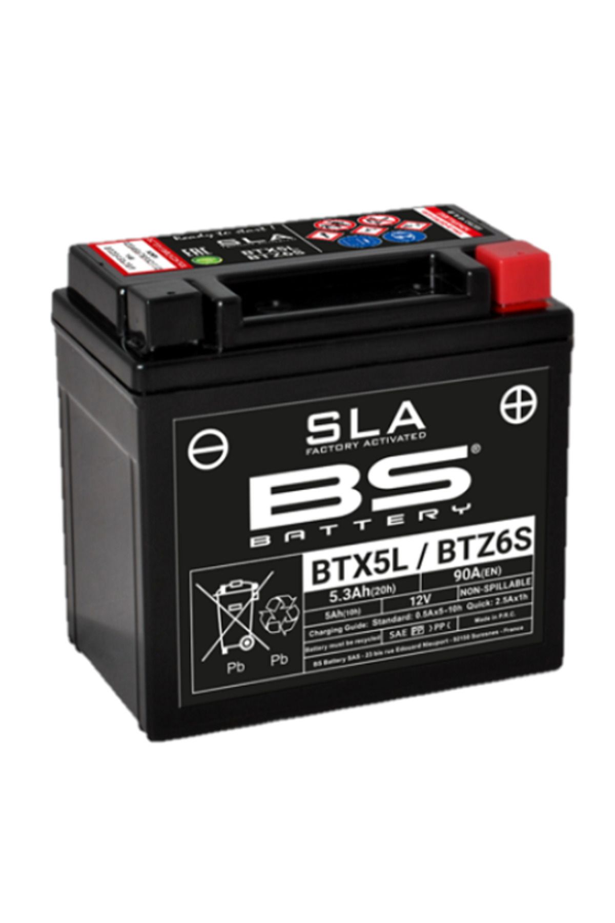 BS Akü SLA (Kuru) BTX5L/BTZ6S Honda Dio 110 Crf 250X KTM Exc250