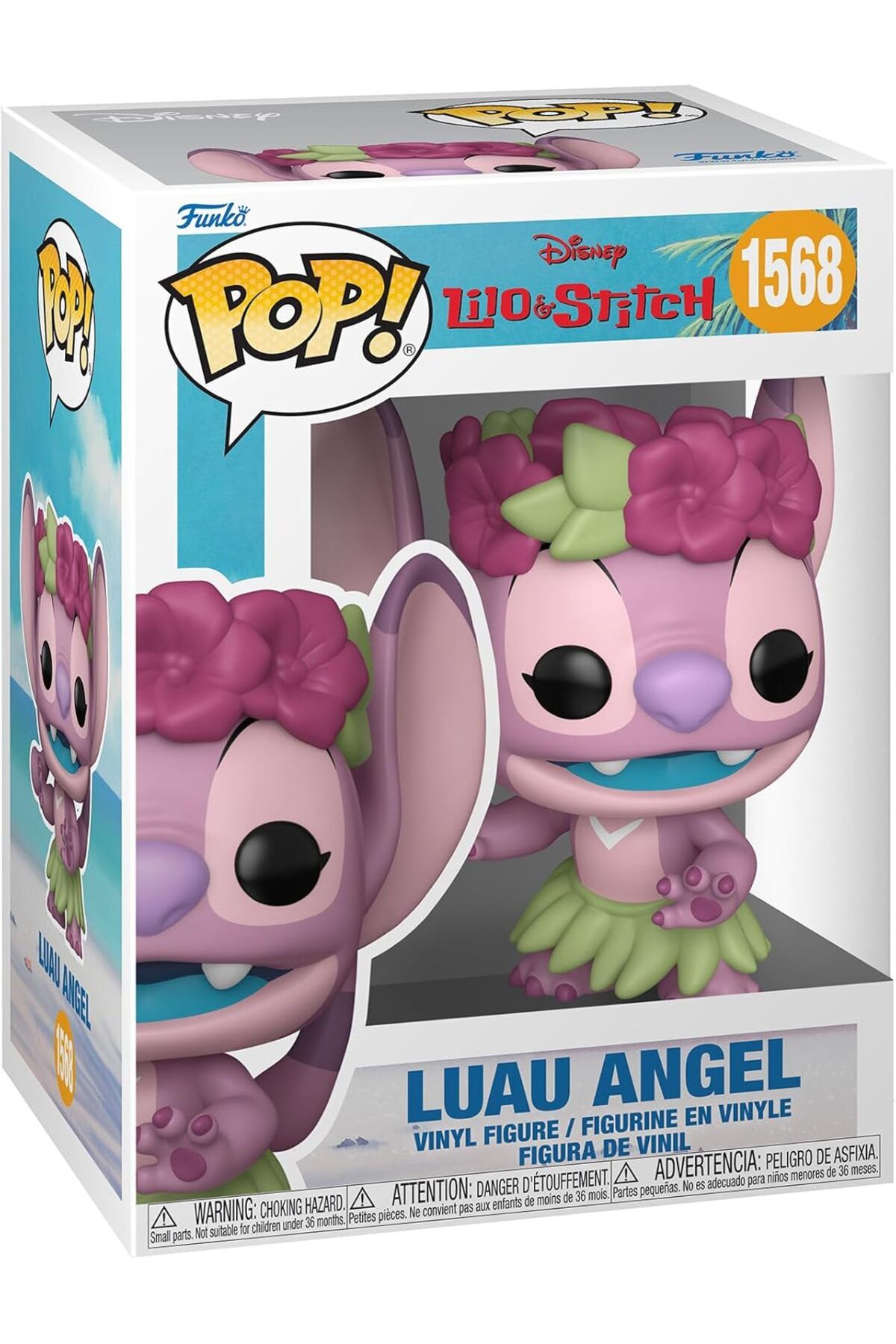 Funko Pop Disney Lilo and Stitch Luau Angel Figür 9,5 cm Vinil Koleksiyon