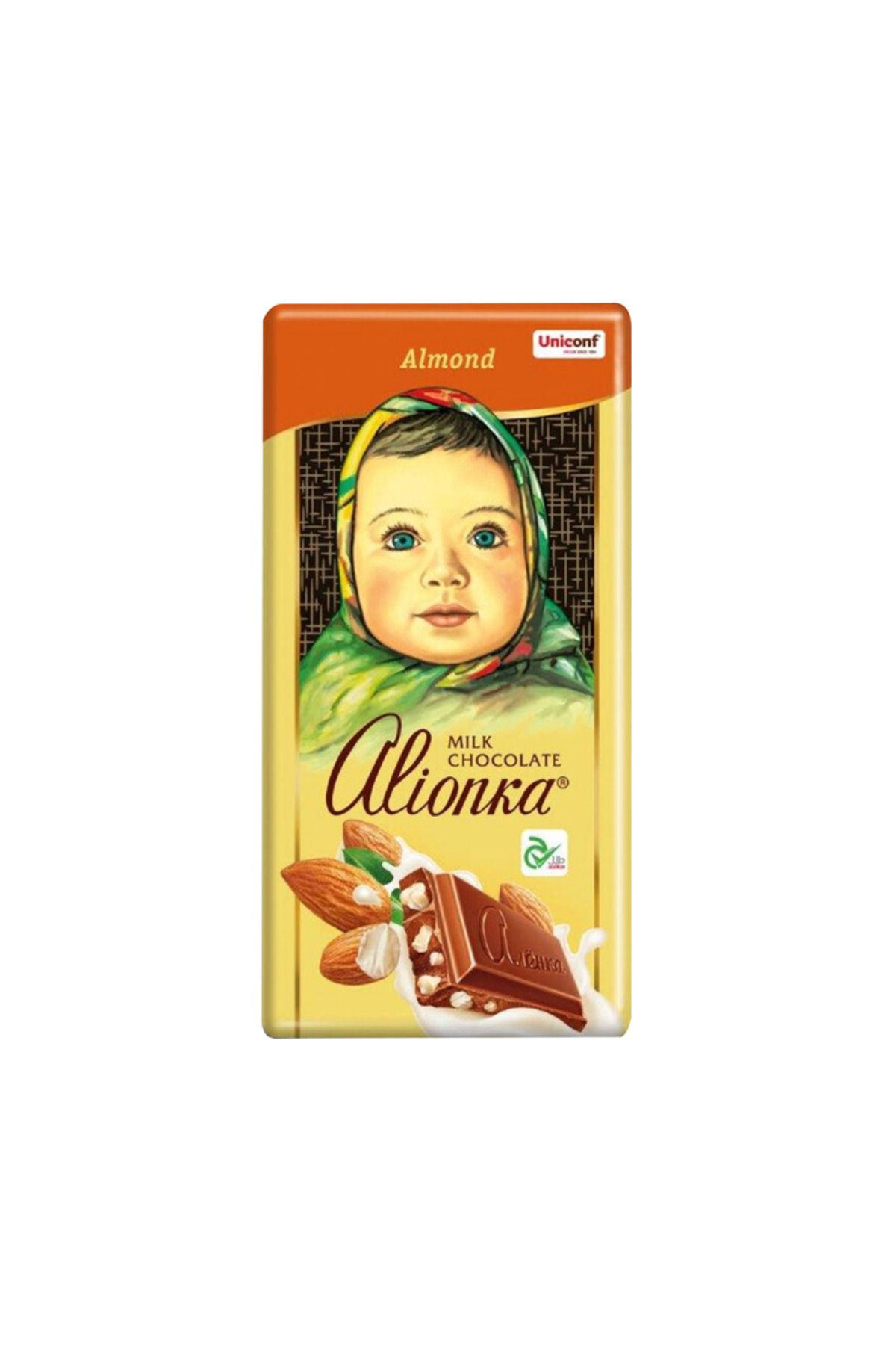 Alenka Alionka (Alenka) Milk Chocolate with Almond 90g