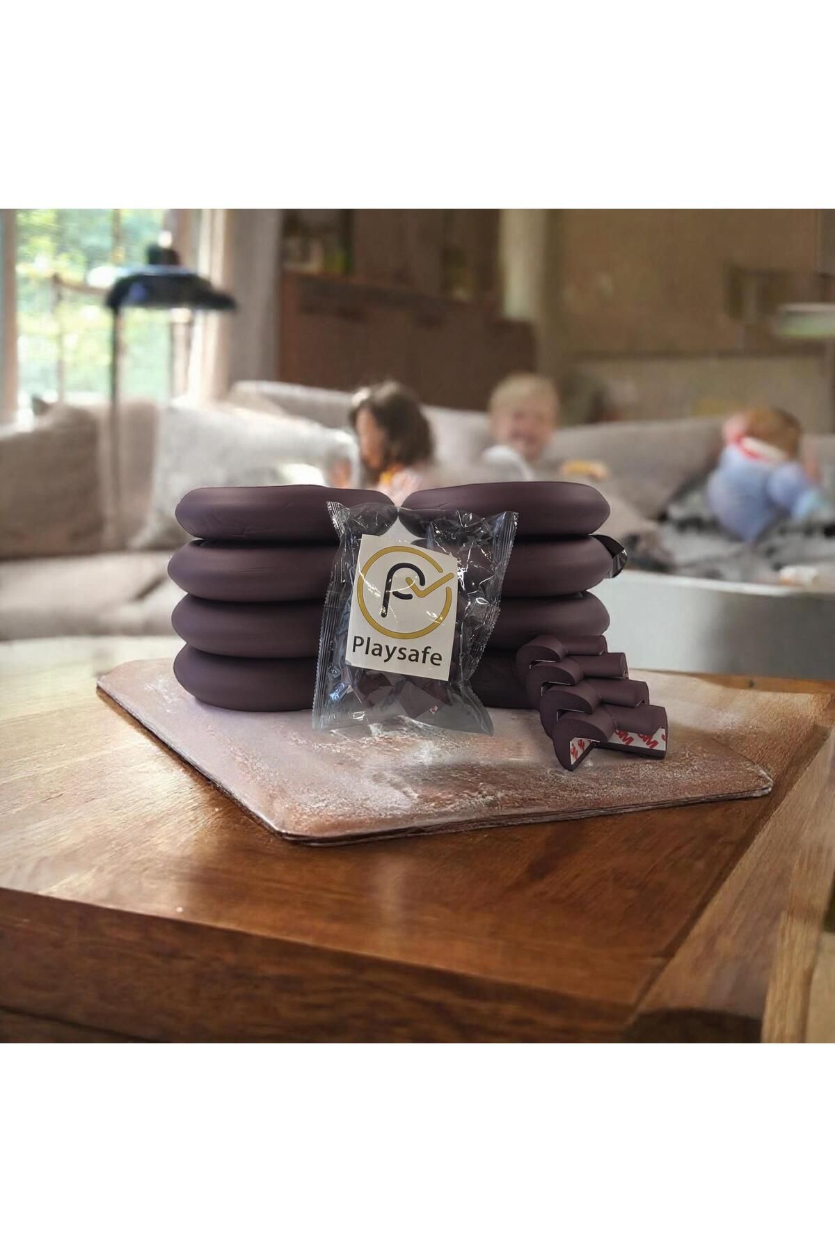 playsafe-10 Jumbo 2 Mt. Edge and 4 Names. Corner Protector Set Brown 3