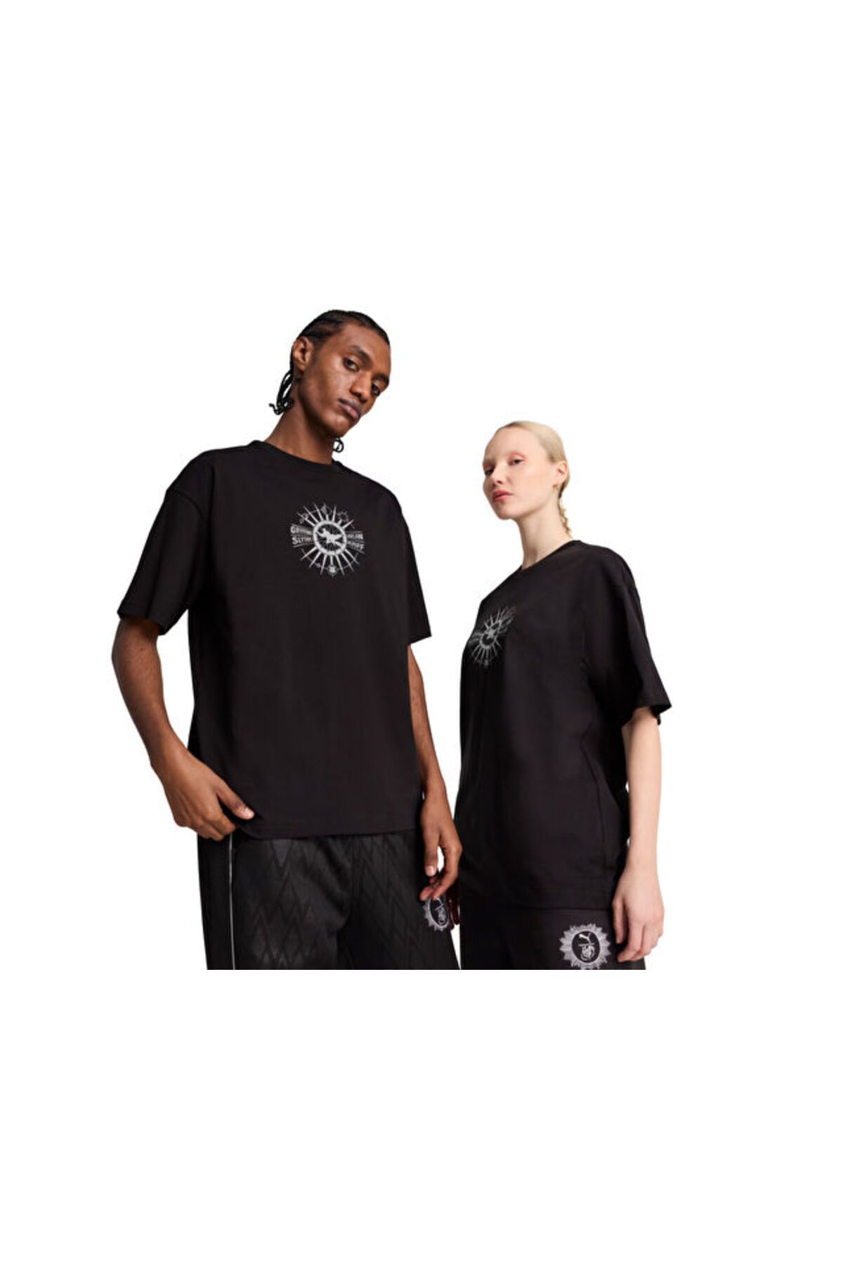 Puma Puma X Harry Potter Tee Unisex Günlük Tişört 63009201 Siyah
