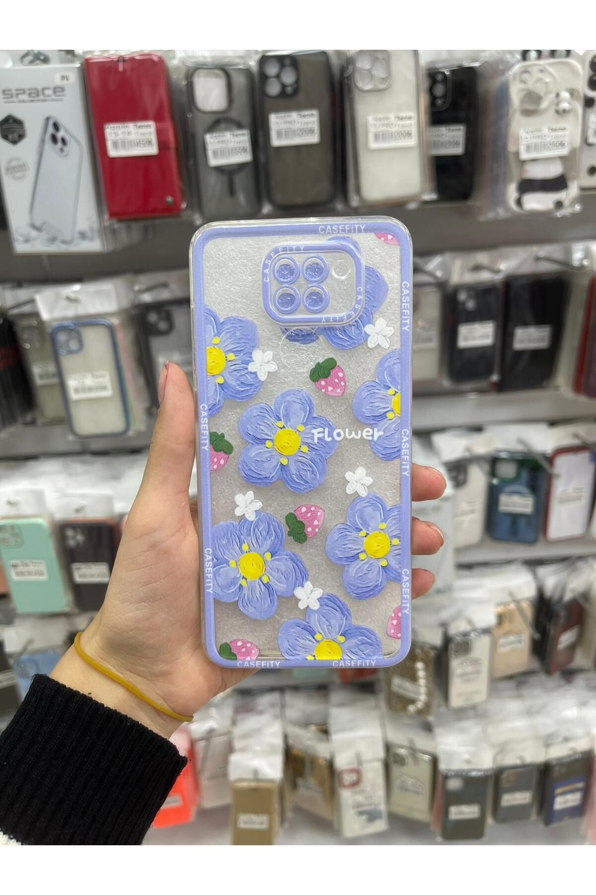 TECNOTREND redmi note 9 şeffaf baskılı silikon kılıf