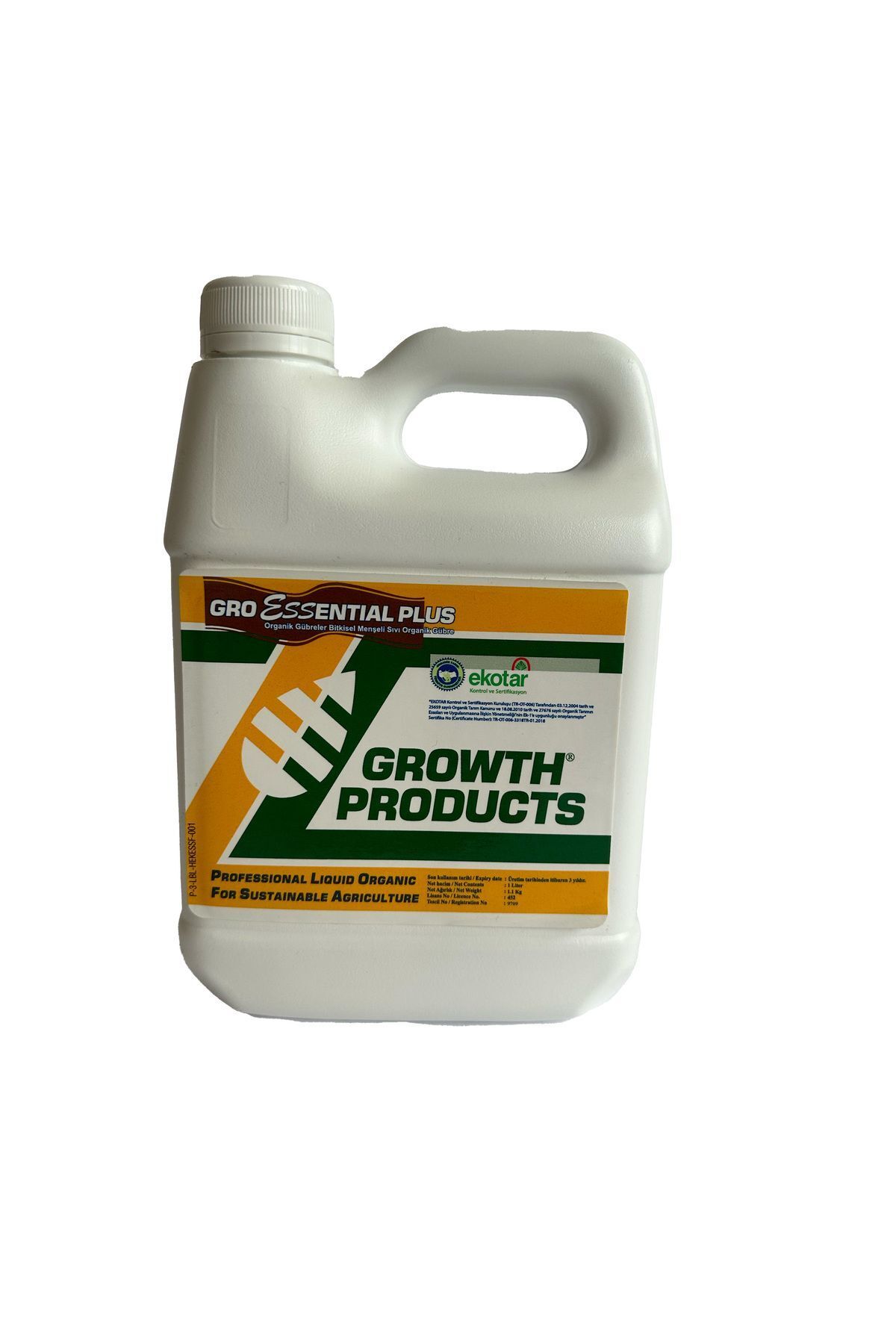 GROWTH PRODUCTS Essential Plus Organik Sıvı Deniz Yosunu 1 Lt Gelişim Arttırma,verim,besin Maddesi