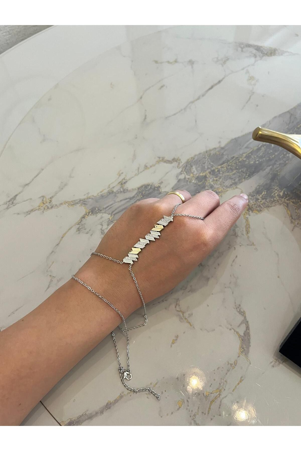 Miu Jewelry Taşlı Şahmeran Bileklik