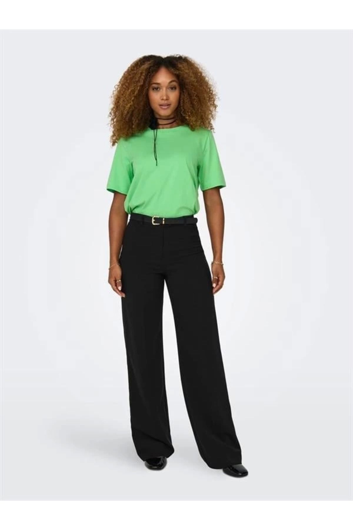 Lale Moda Basic Solıd Color T-Shirt