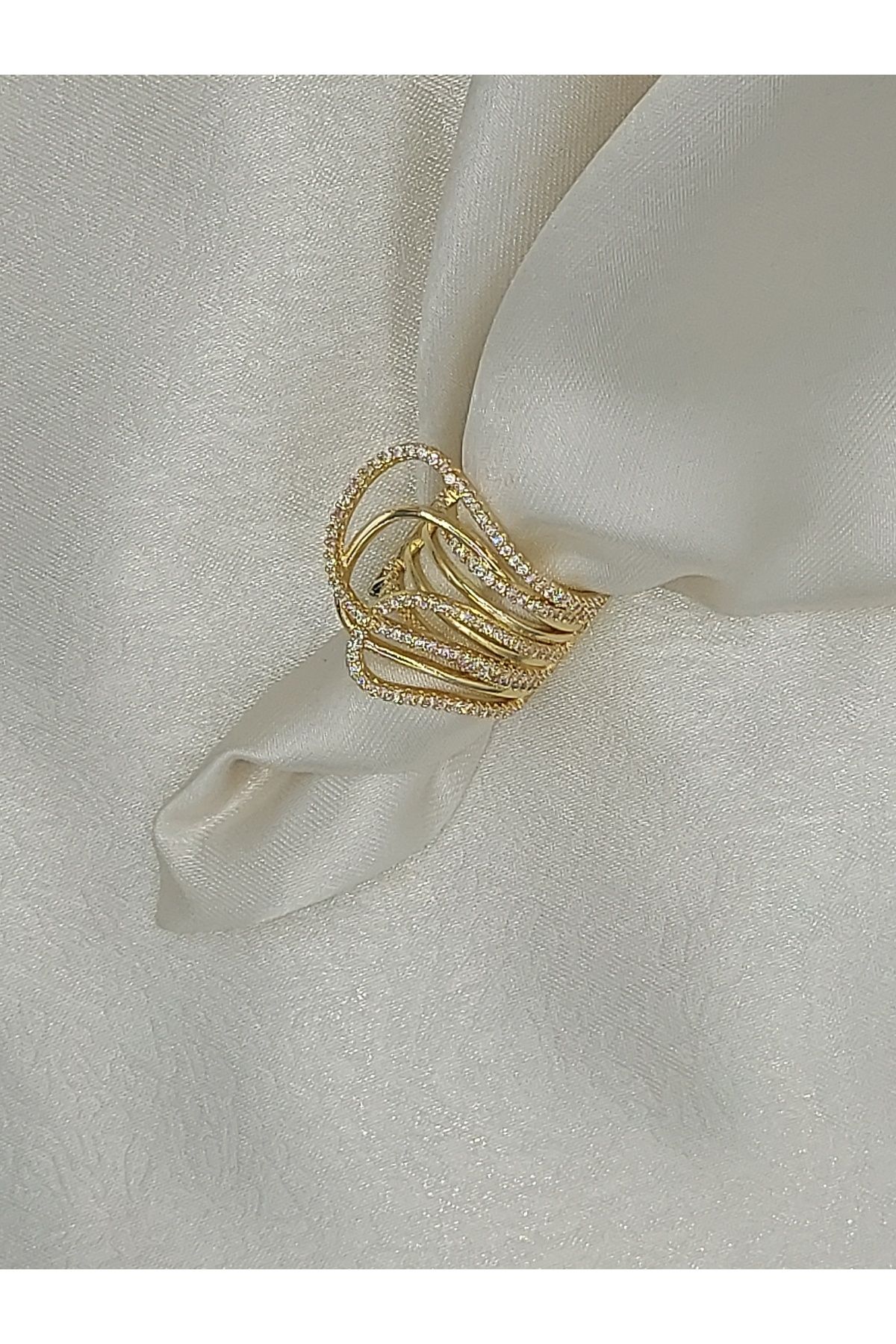 Butik Çelik Sarmaşık Yüzük