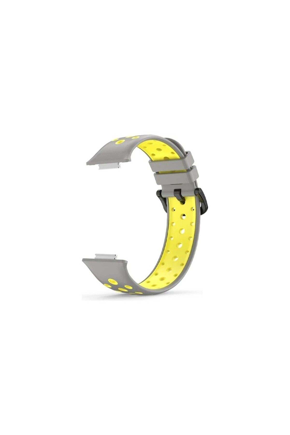 Dmay Huawei Watch Fit 2 Uyumlu Delikli Spor Silikon Kordon Kayış