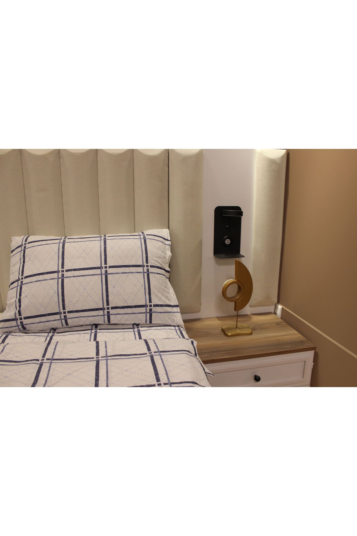 Selimbey Home Plaid %100 Pamuk Çift Kişilik NEVRESİM TAKIMI |