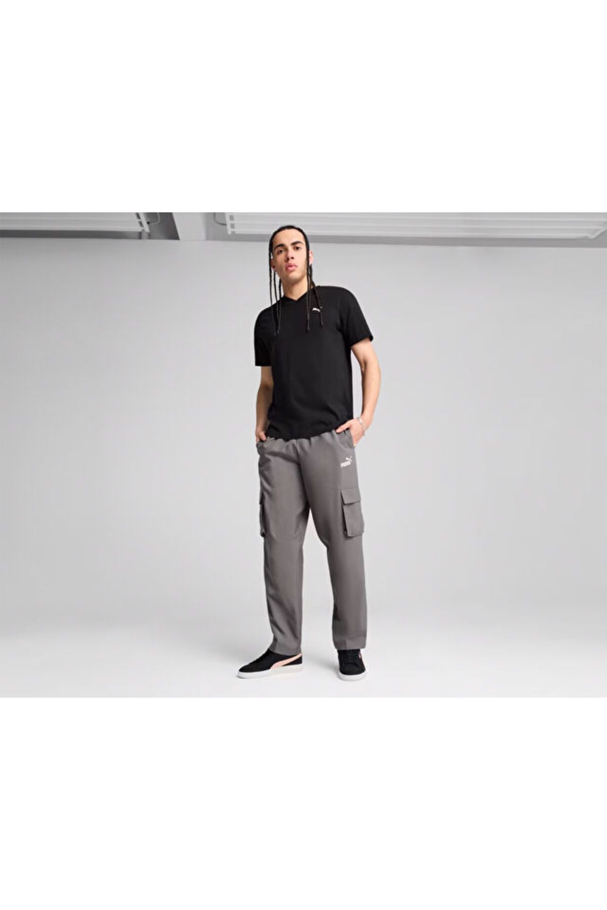 Puma-Puma Ess Woven Cargo Pants Ανδρικά Casual Cargo Φούτερ 68266379 Γκρι 3