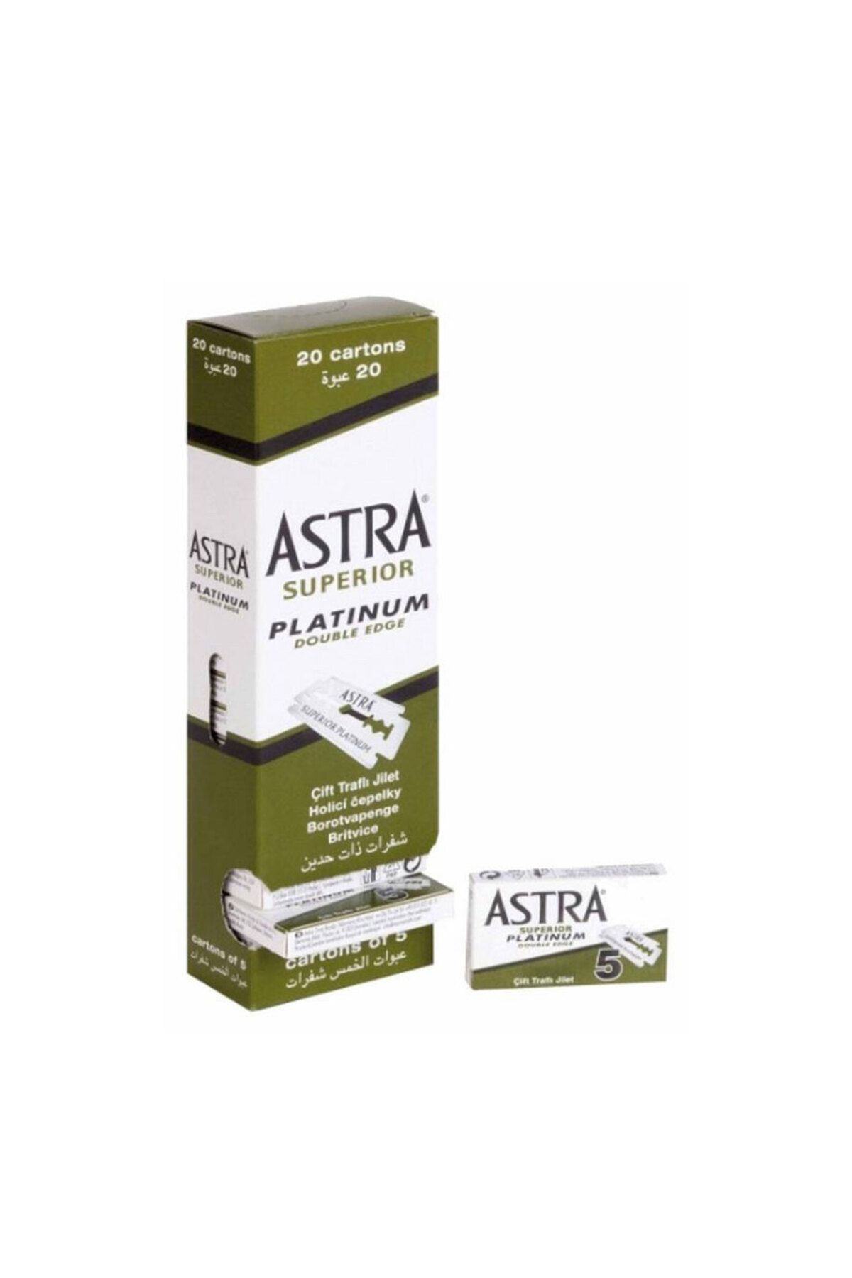 swilex Tıraş Keseceği Yeşil Jilet 20'li Paket Ast