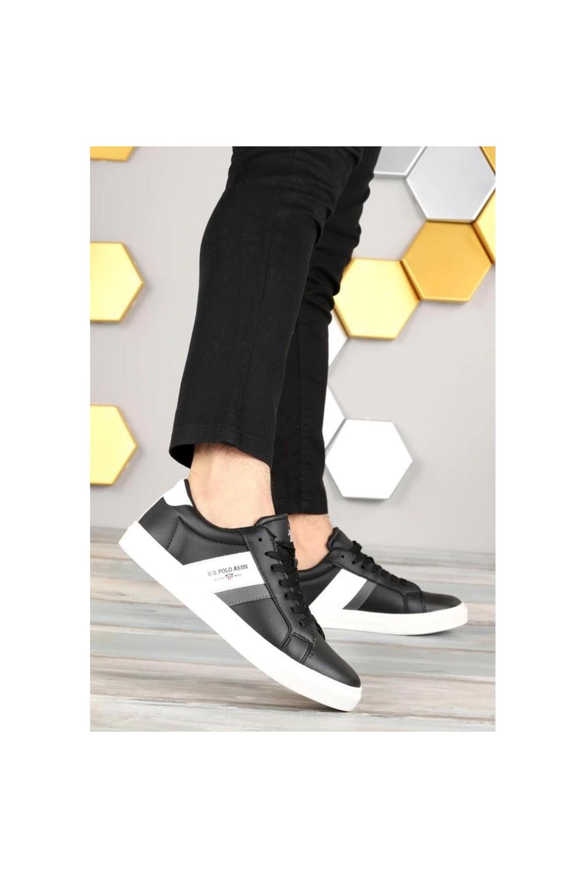 یو اس پولو کفش مردانه یو اس پولو مدل Assn Anton 2pr مشکی راحت