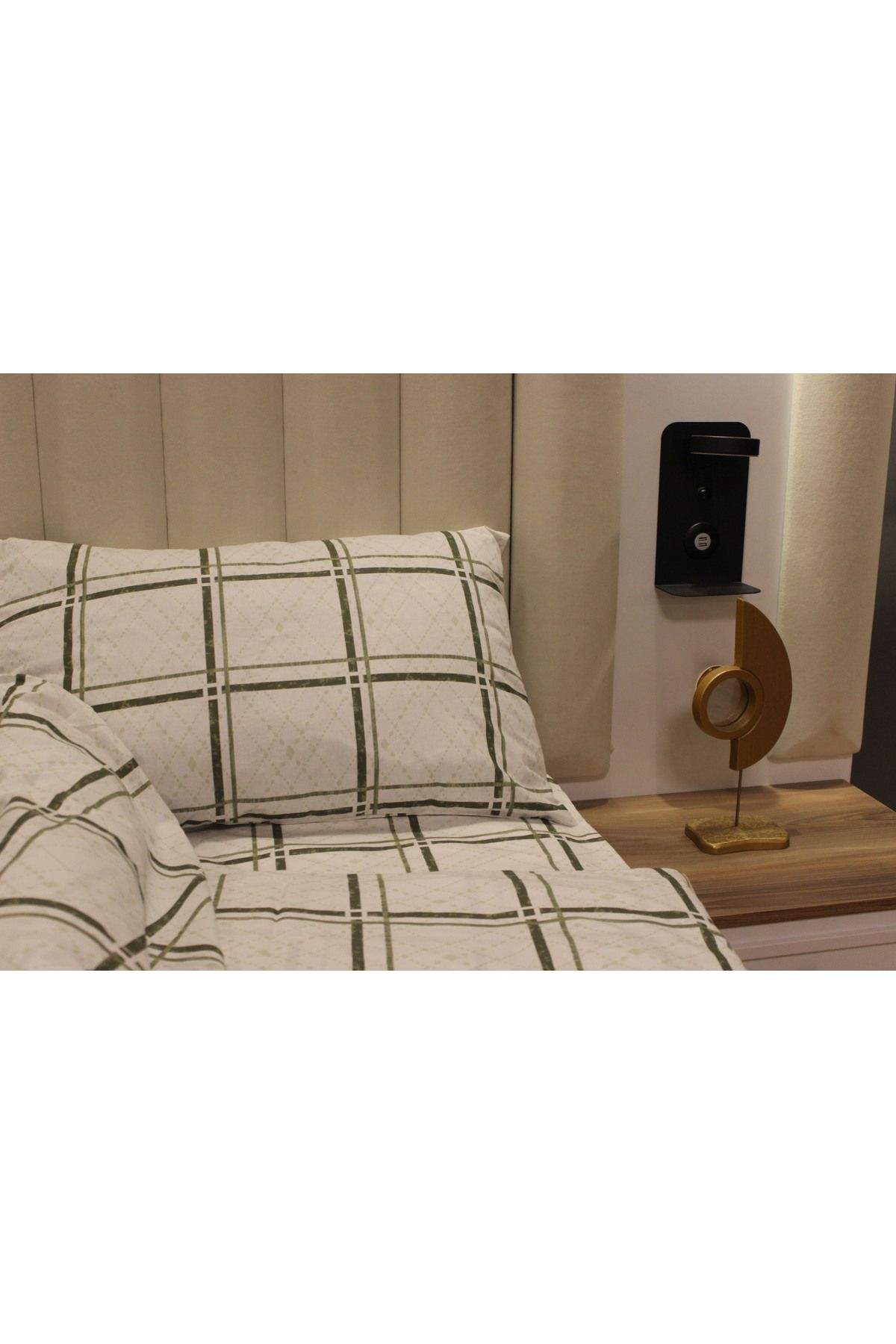 Selimbey Home Plaid %100 Pamuk Çift Kişilik NEVRESİM TAKIMI |