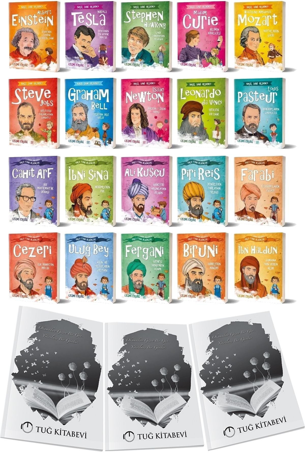 Dokuz Yayınları Dünyaya Yön Veren Bilim Adamları 20 Kitap Set + Hediyeli