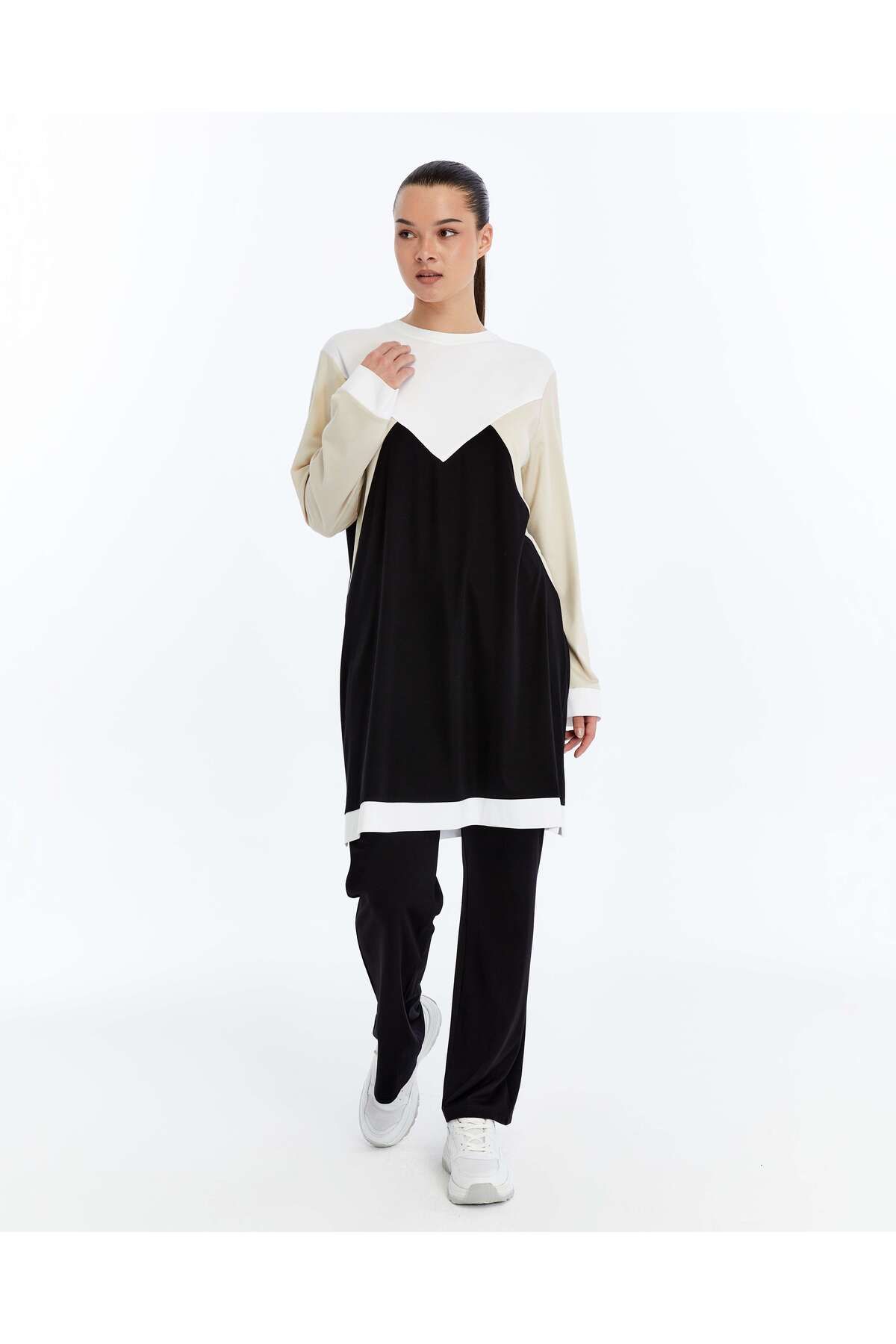 MODA İKNA ÇOK RENKLİ İKİLİ TESETTÜR TAKIM