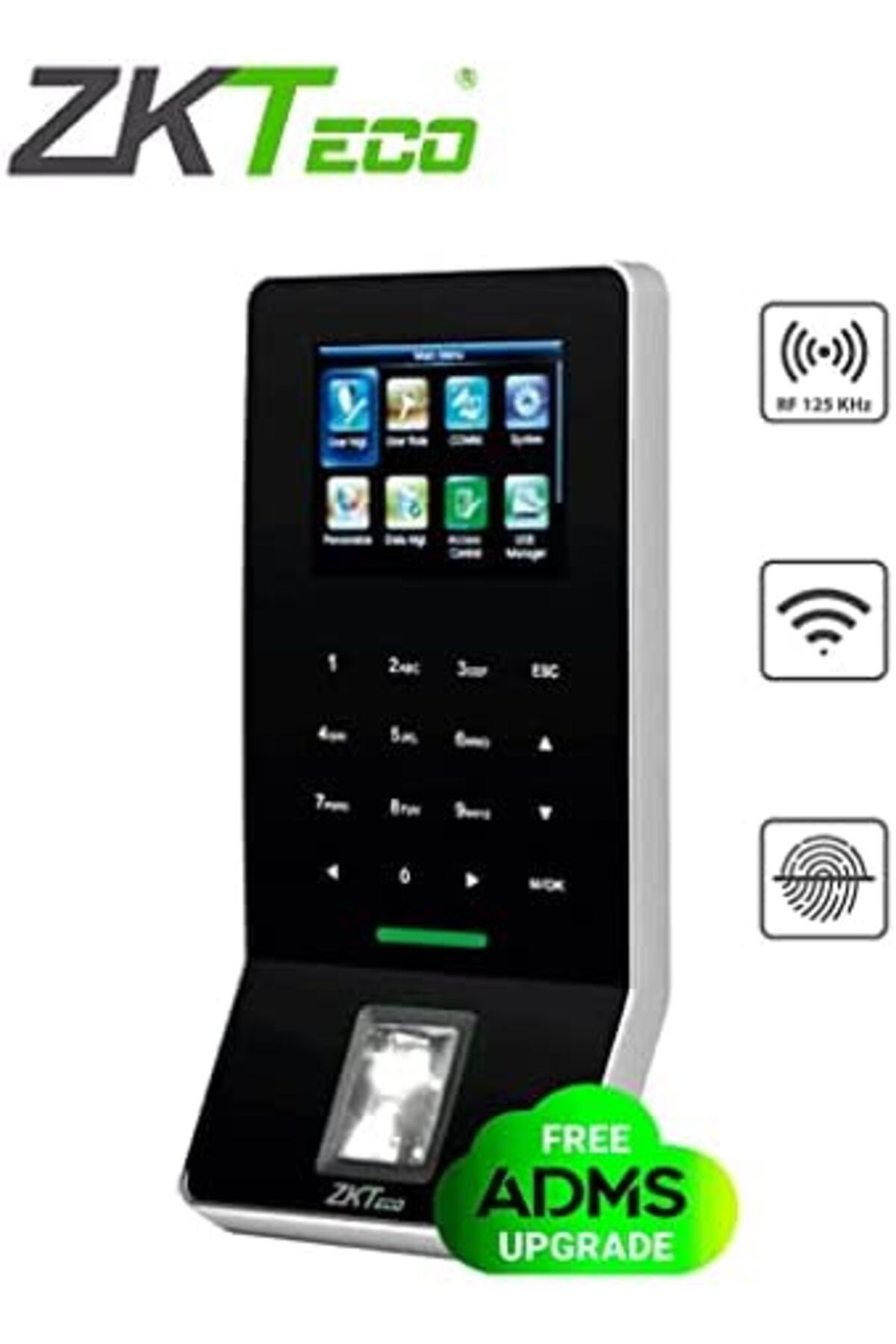 ZkTeco-Advanced Access Control Assistant F22 by ZKTeco Biometric SilkID 3000 Fingerprints / 30000 Logs with 3