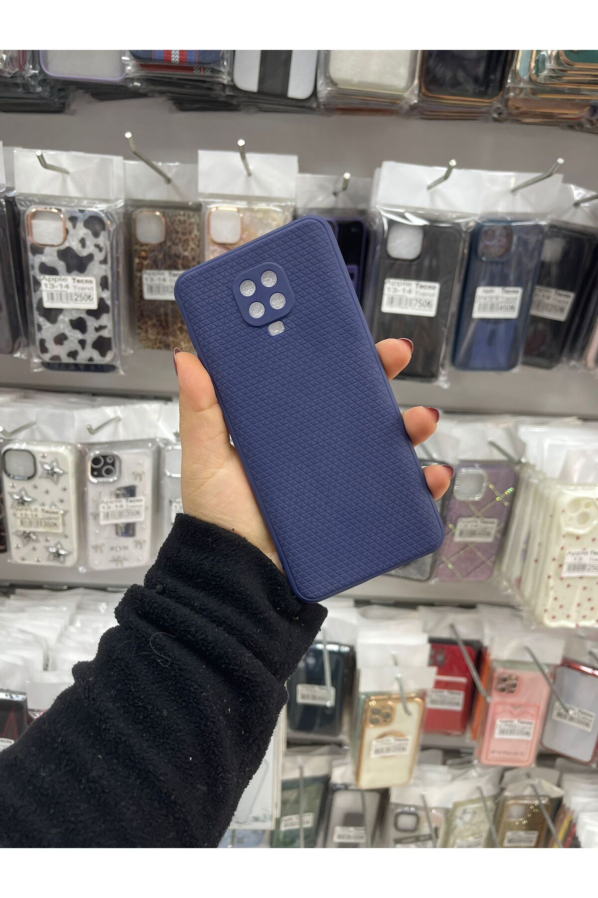 TECNOTREND Redmi Note 9 Pro/ Note 9s Uyumlu çizgili silikon kılıf