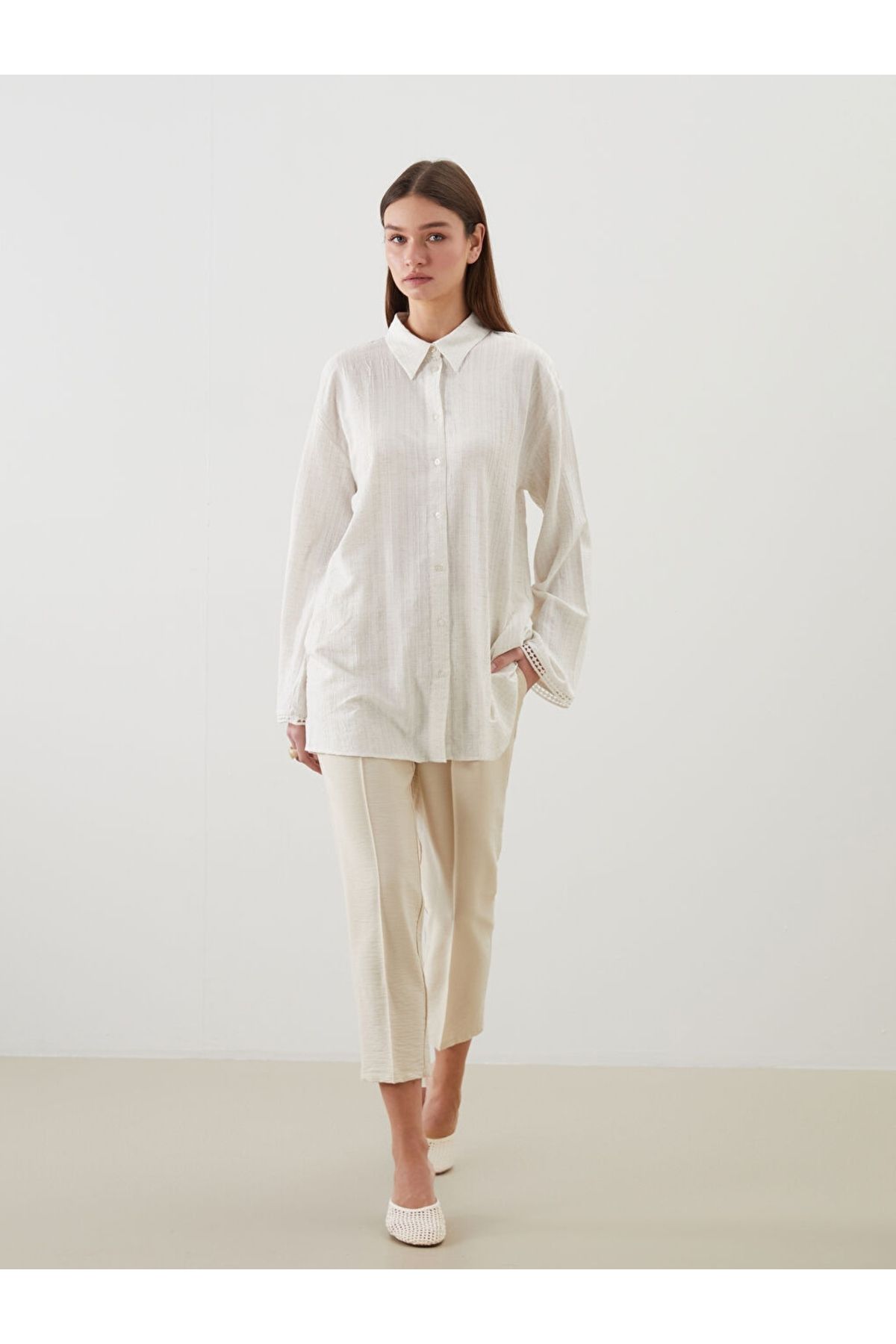 LC Waikiki LCW Modest Beli Lastikli Havuç Kesim Kadın Pantolon